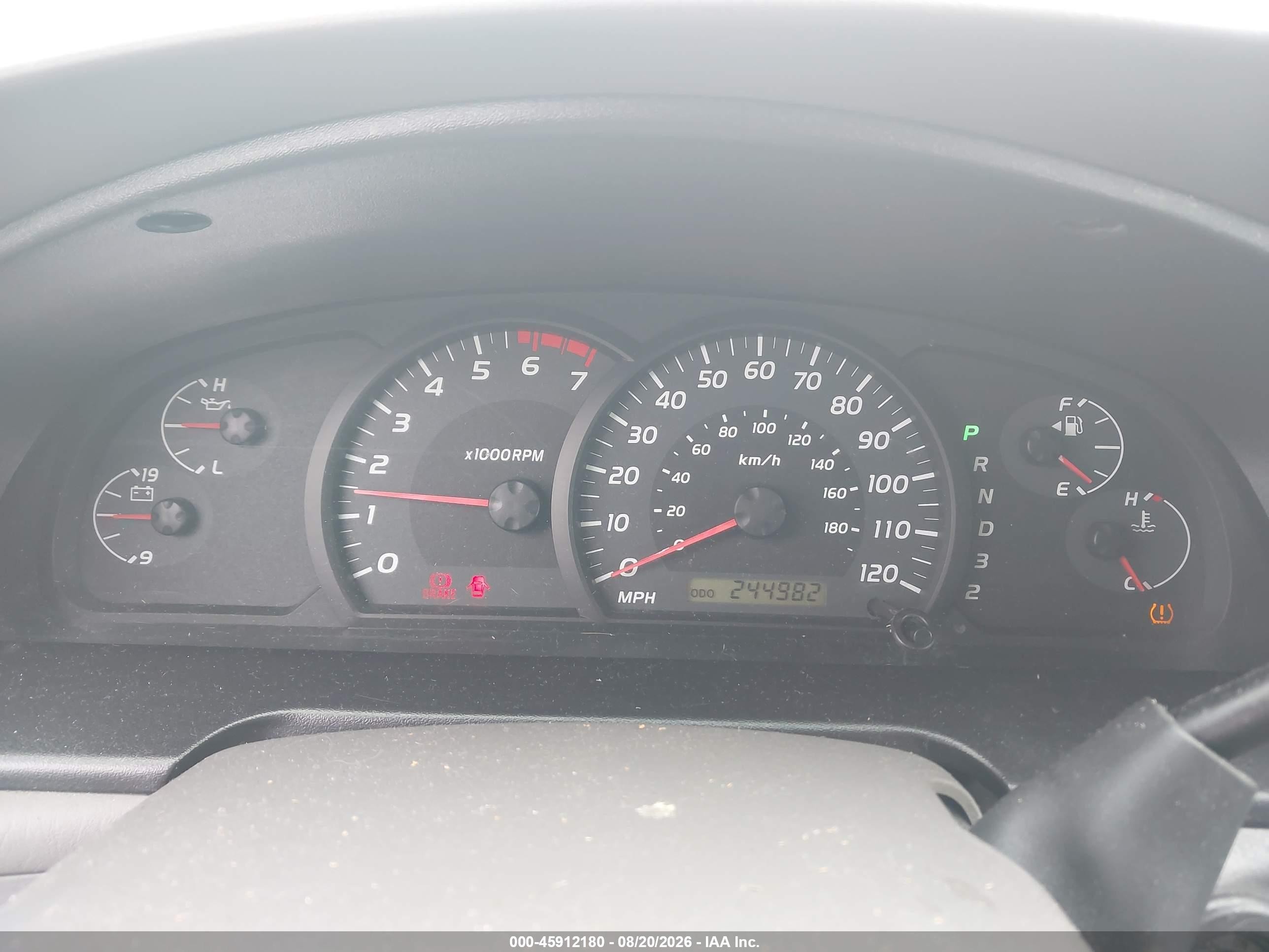 2006 Toyota Tundra Sr5 V8 Gray vin: 5TBDT44136S523093