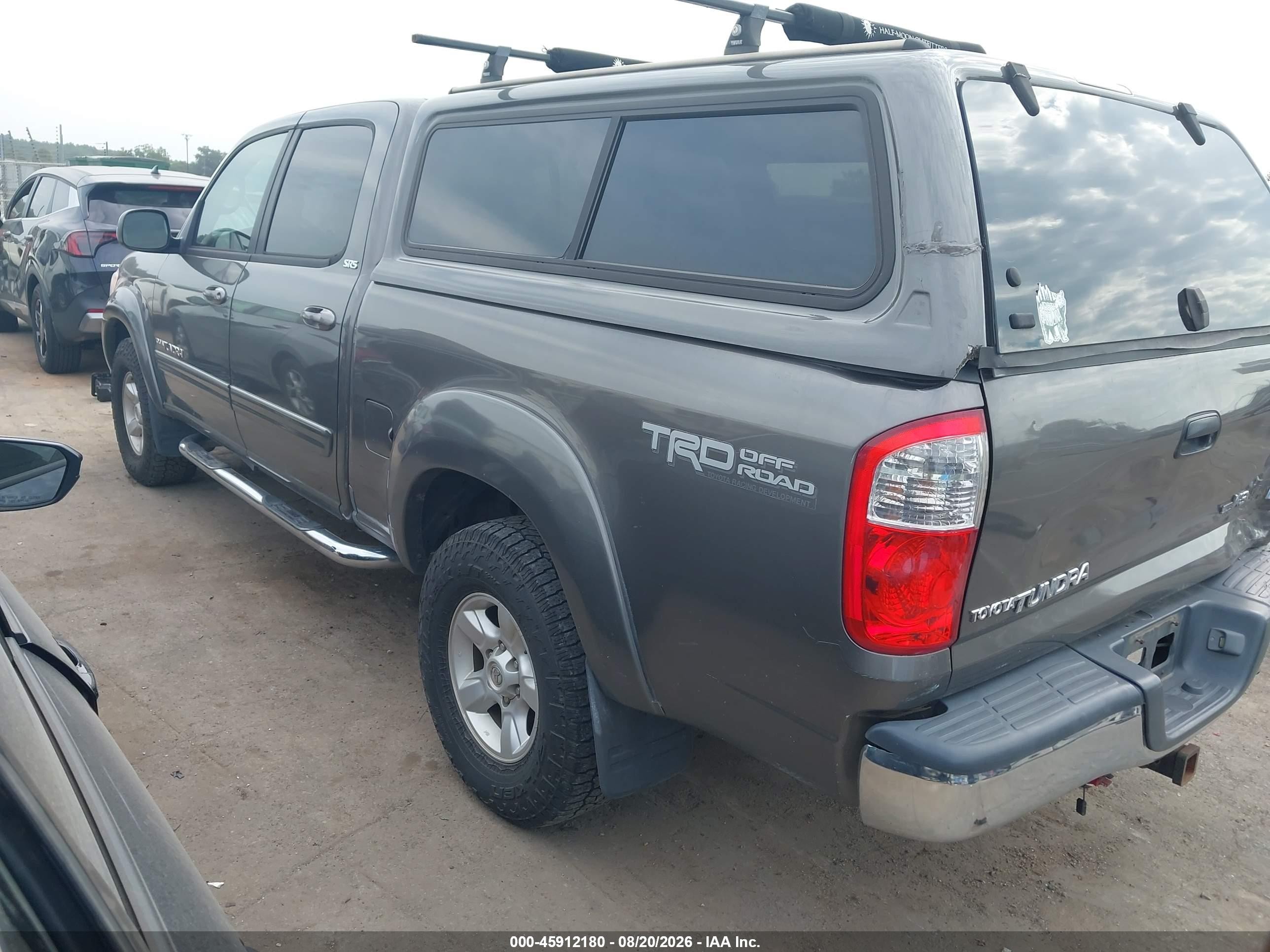2006 Toyota Tundra Sr5 V8 Gray vin: 5TBDT44136S523093