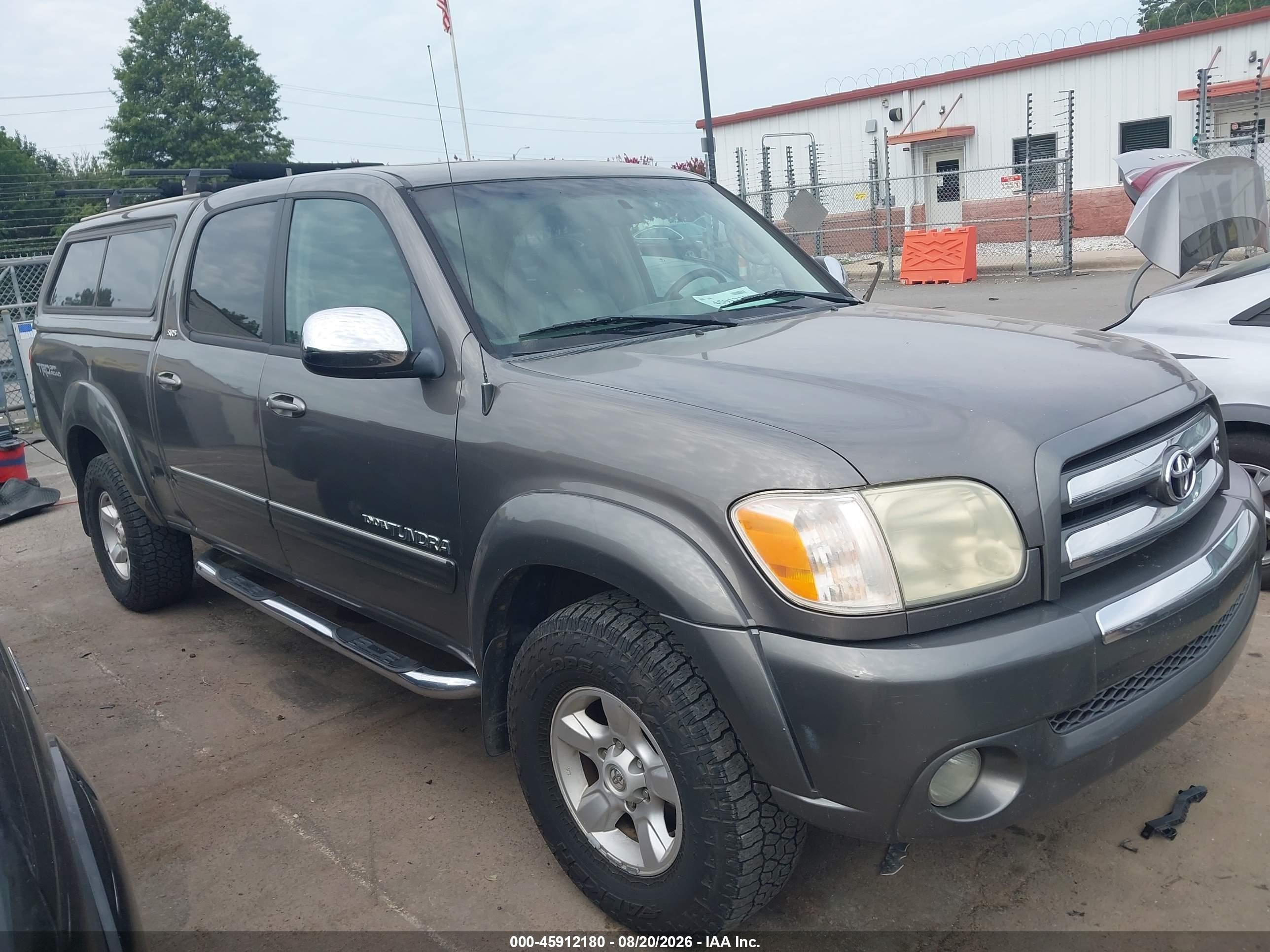 2006 Toyota Tundra Sr5 V8 Gray vin: 5TBDT44136S523093