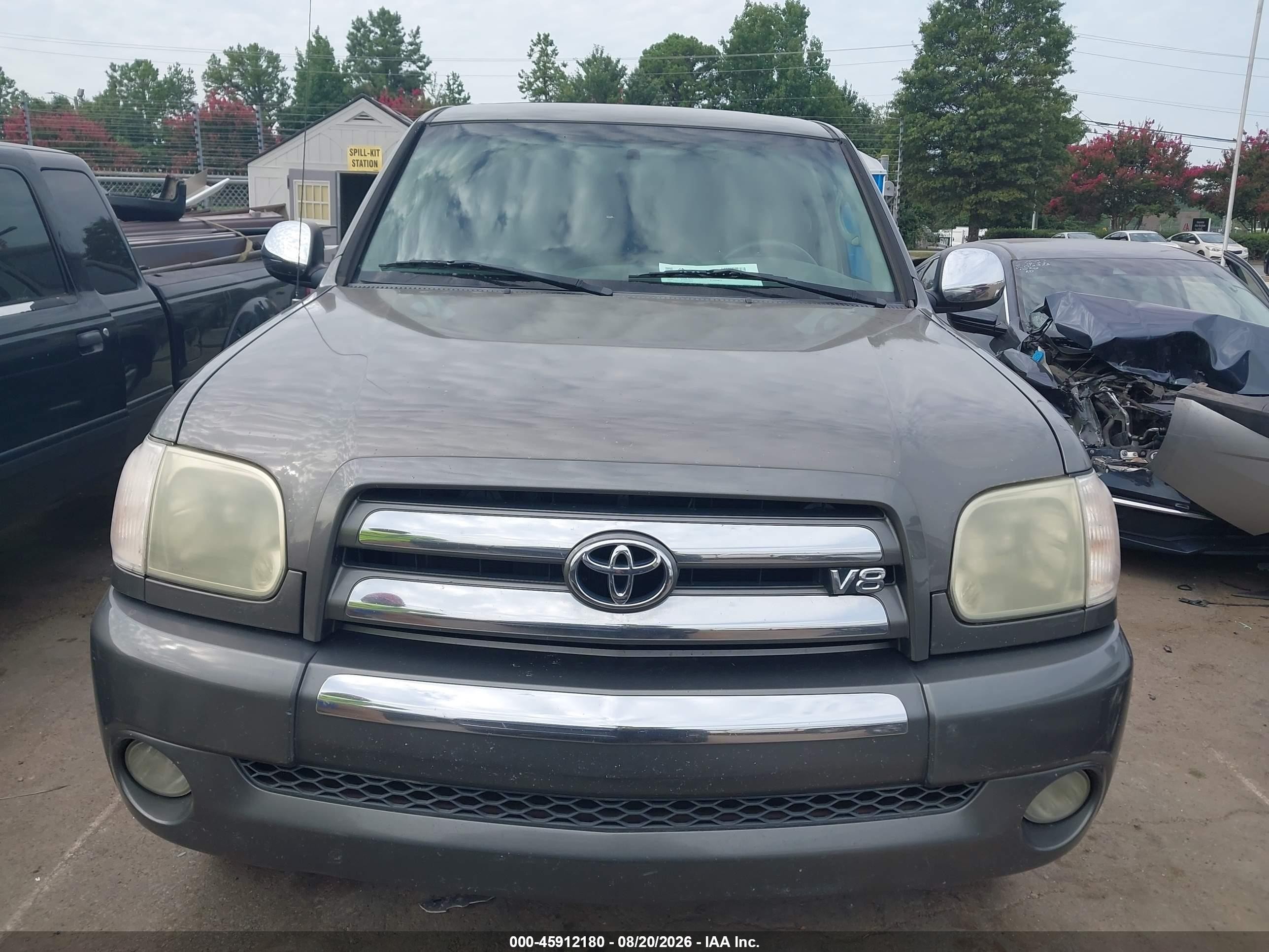 2006 Toyota Tundra Sr5 V8 Gray vin: 5TBDT44136S523093
