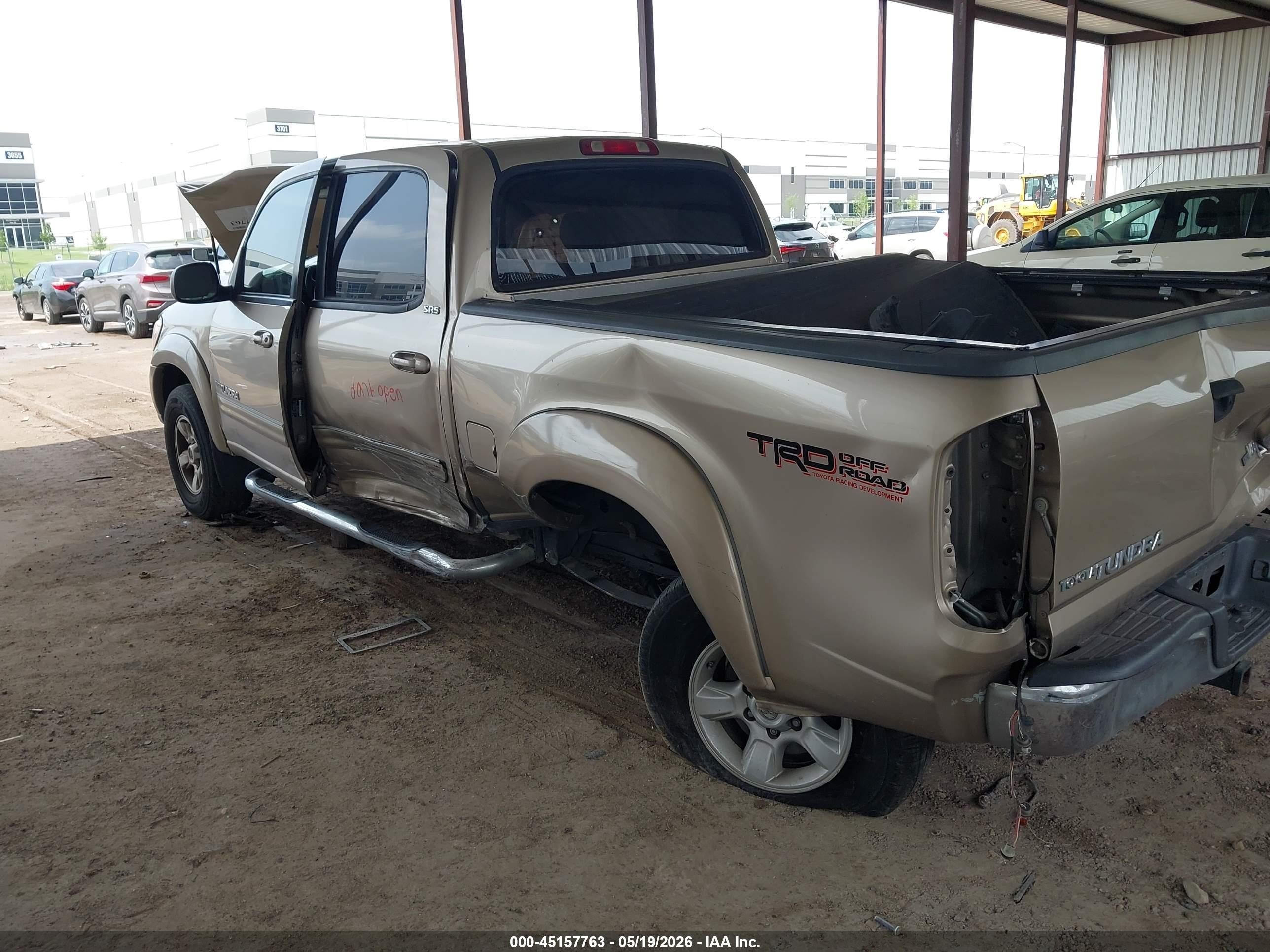2006 Toyota Tundra Sr5 V8 Brown vin: 5TBDT44136S542646