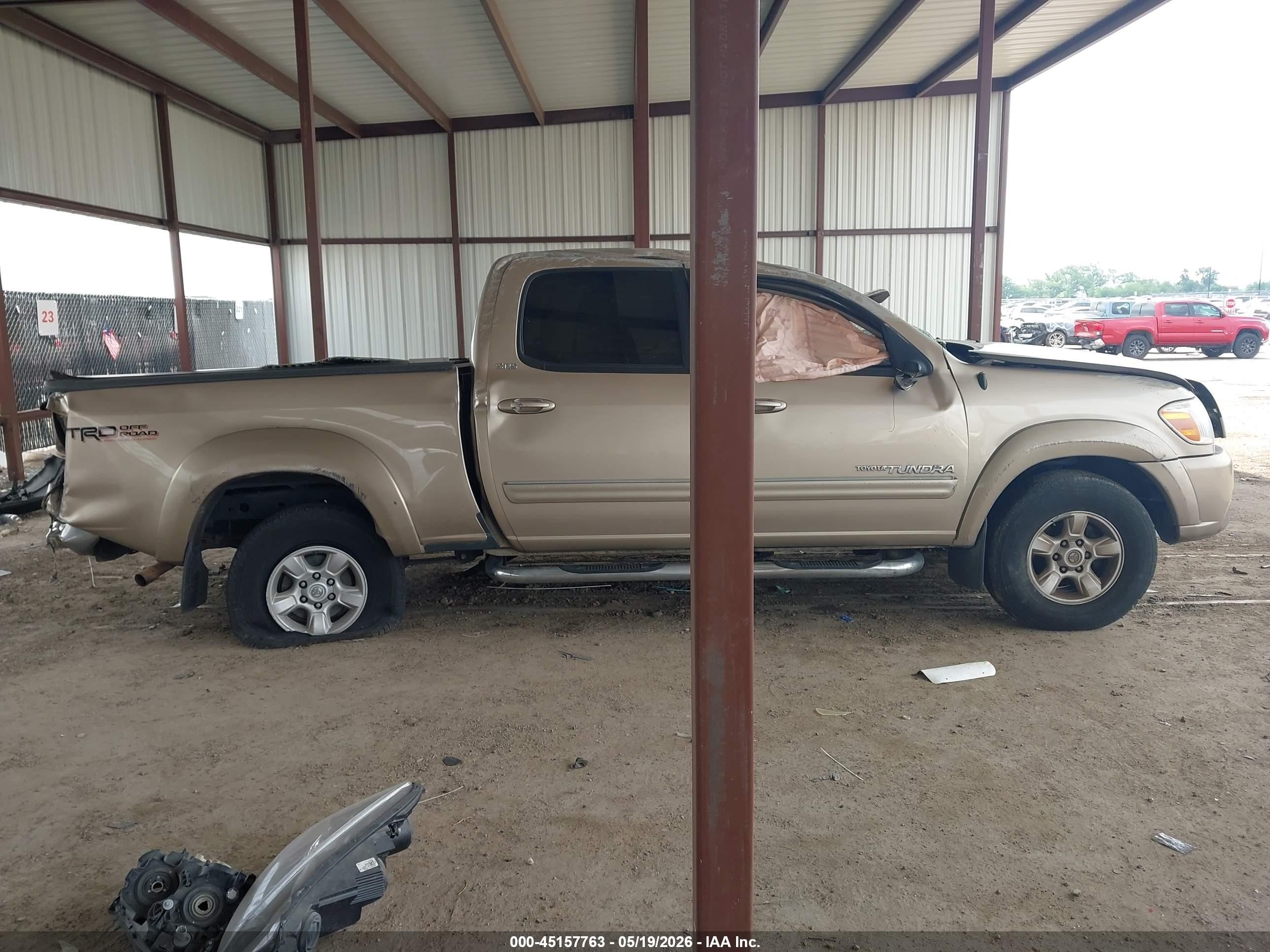 2006 Toyota Tundra Sr5 V8 Brown vin: 5TBDT44136S542646