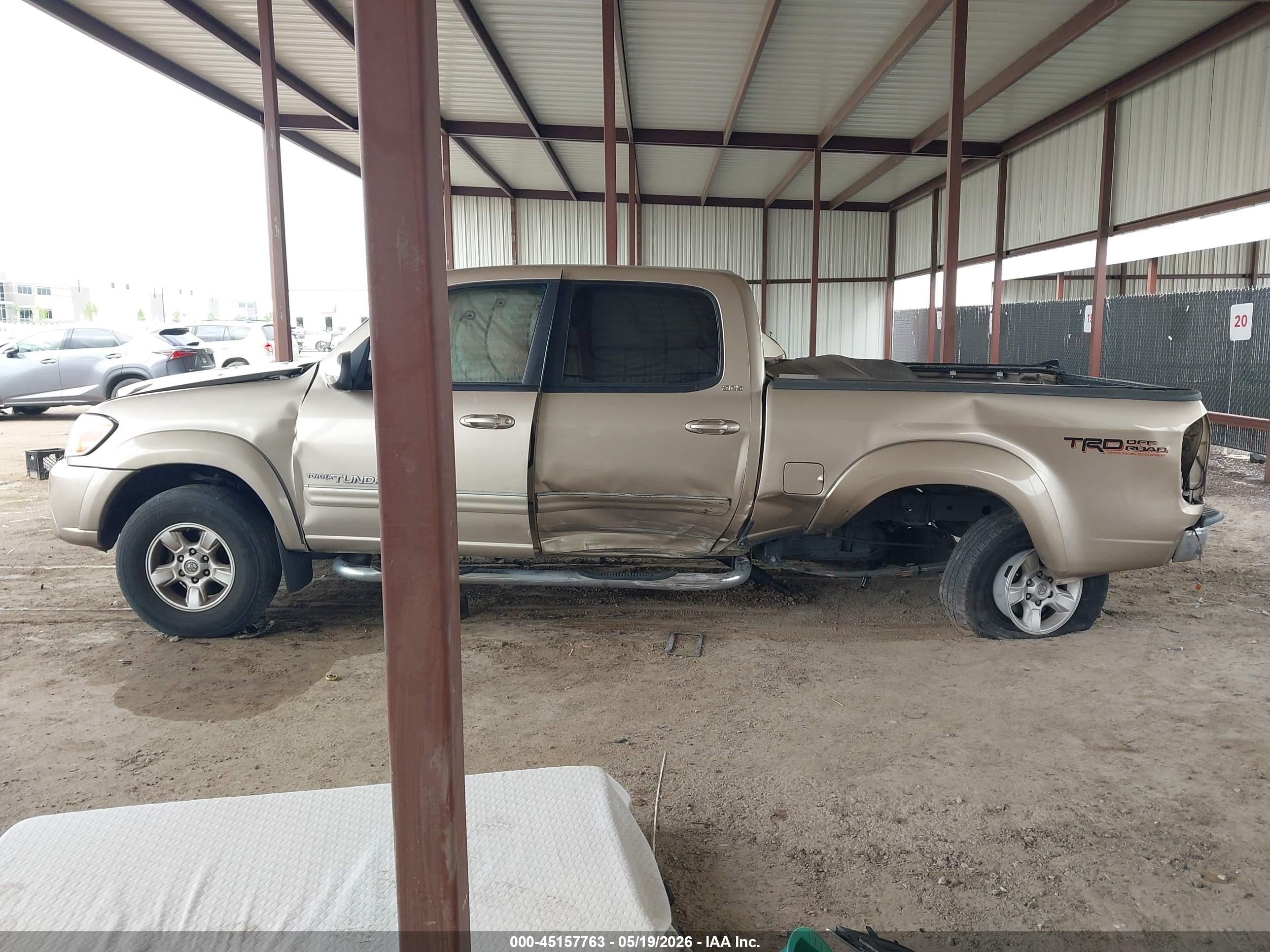 2006 Toyota Tundra Sr5 V8 Brown vin: 5TBDT44136S542646