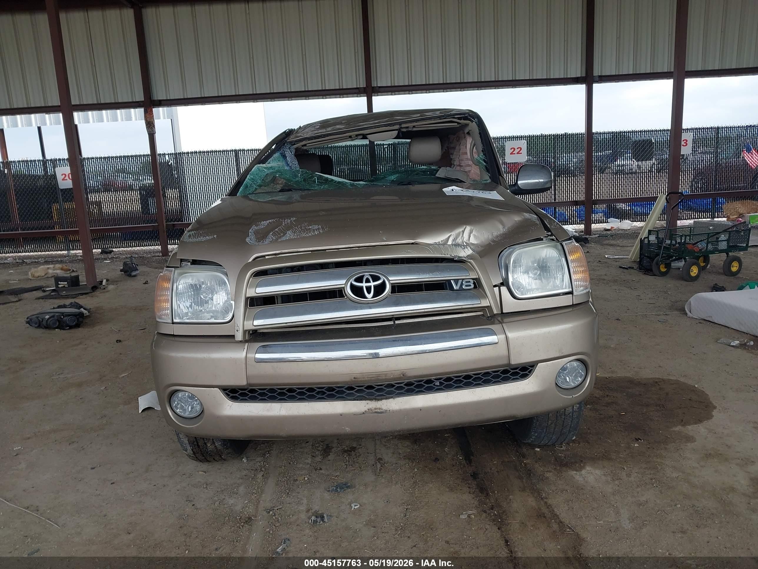 2006 Toyota Tundra Sr5 V8 Brown vin: 5TBDT44136S542646