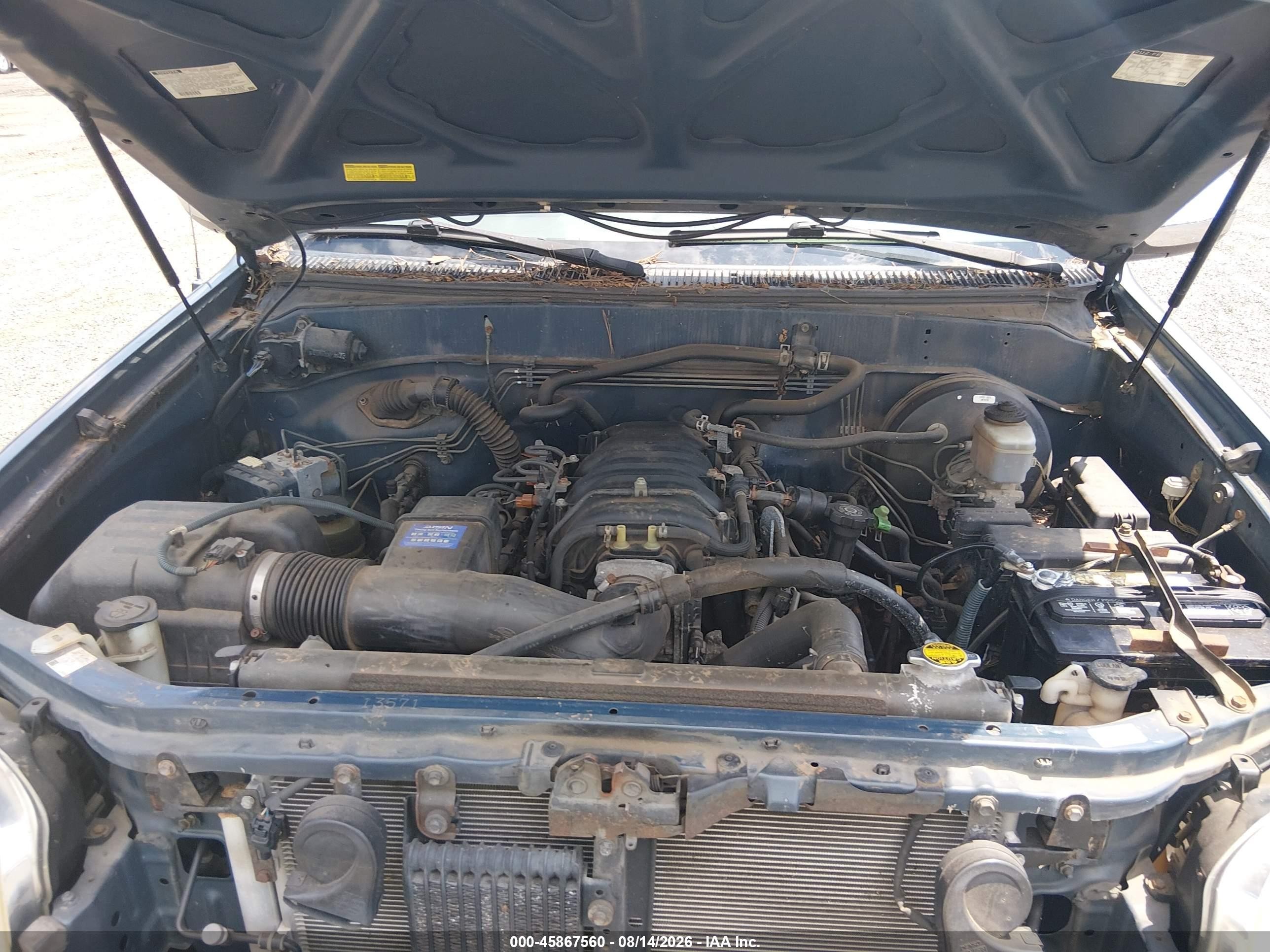 2005 Toyota Tundra Sr5 V8 Blue vin: 5TBDT44145S480074