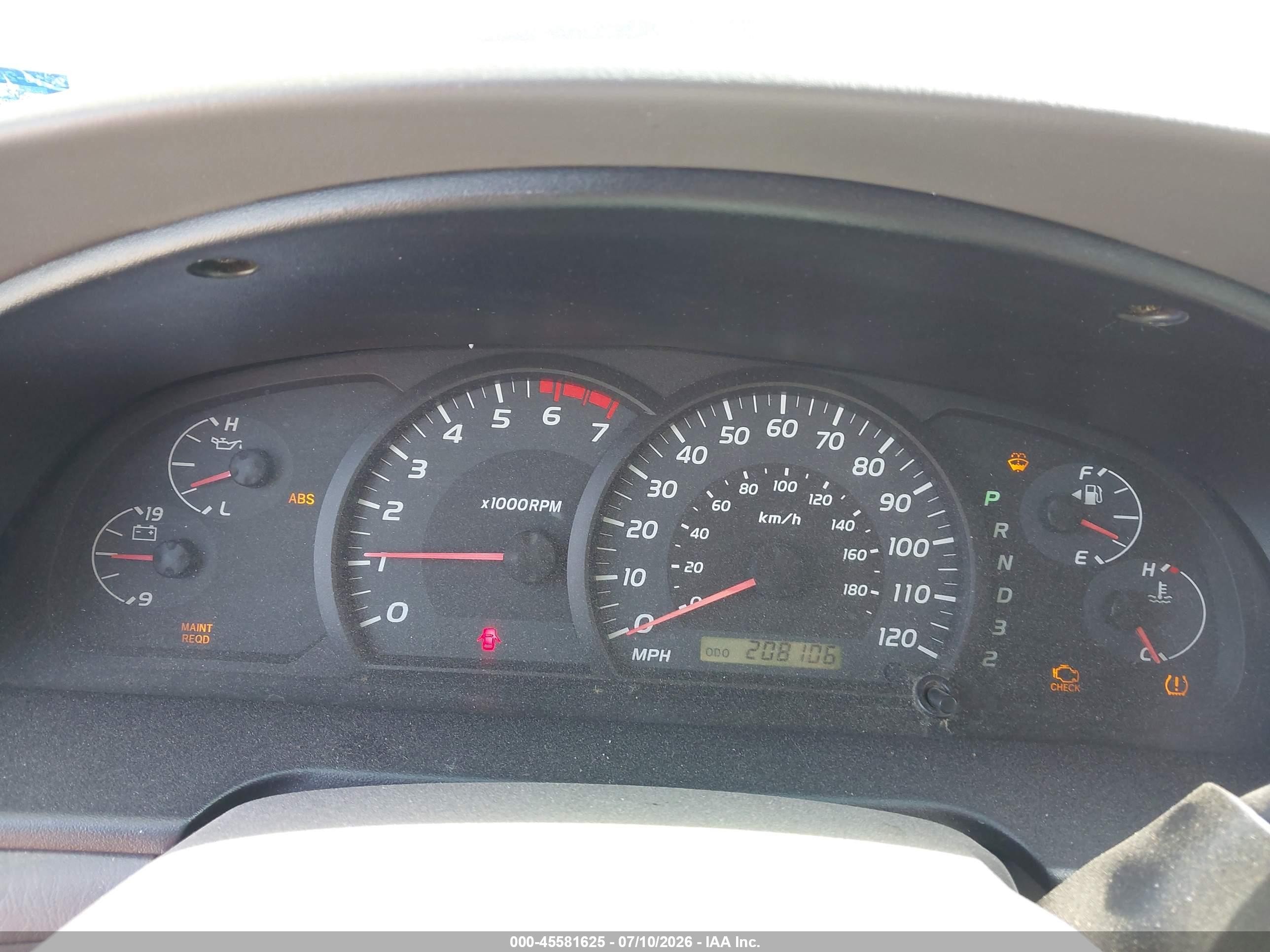 2005 Toyota Tundra Sr5 V8 Silver vin: 5TBDT44145S482276
