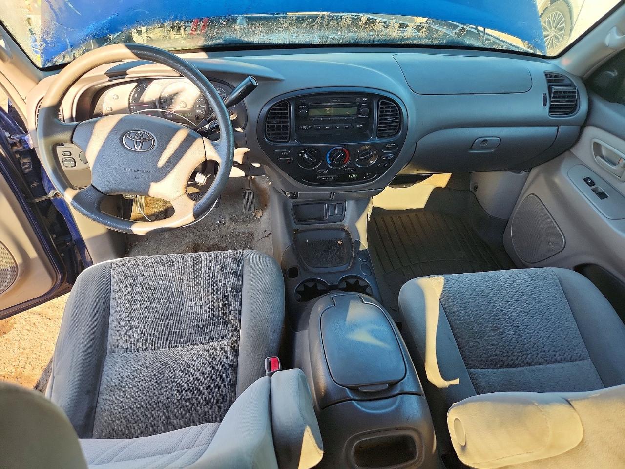 2005 Toyota Tundra Double Cab Sr5 Blue vin: 5TBDT44145S482830