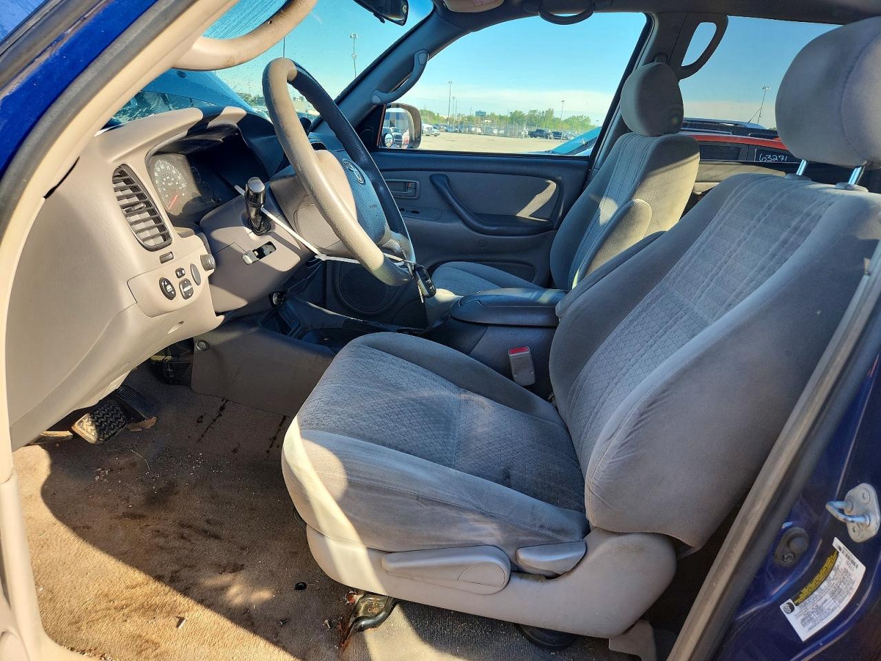 2005 Toyota Tundra Double Cab Sr5 Blue vin: 5TBDT44145S482830