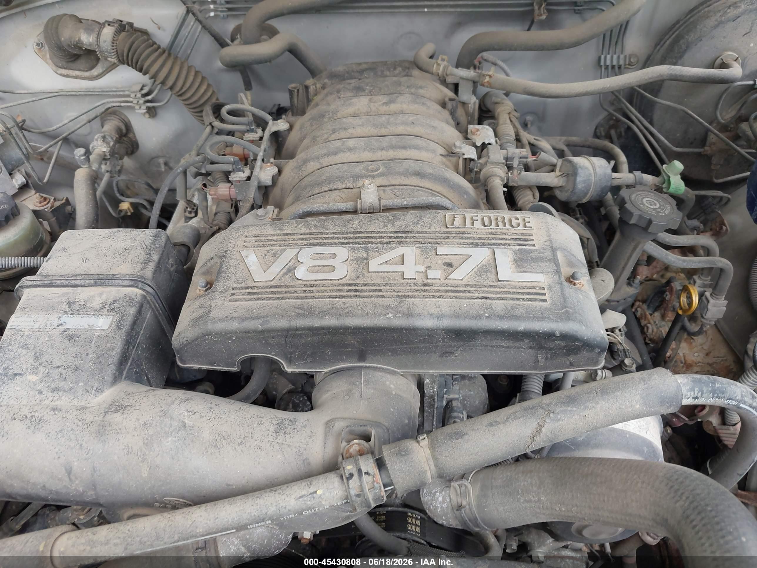 2005 Toyota Tundra Sr5 V8 Серебряный vin: 5TBDT44145S483427