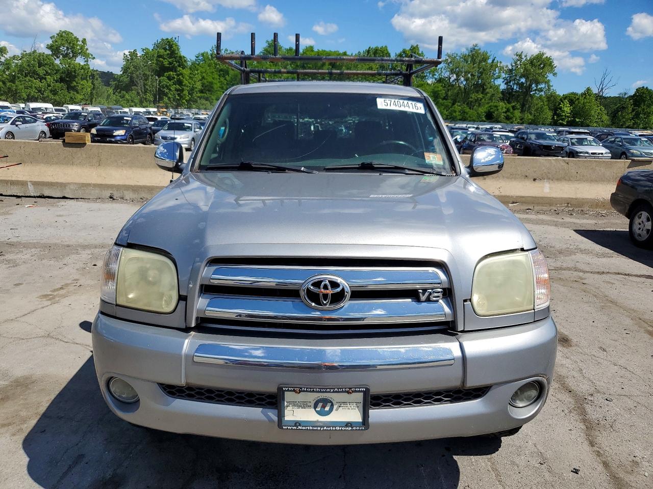 2006 Toyota Tundra Double Cab Sr5 Серый vin: 5TBDT44146S506416