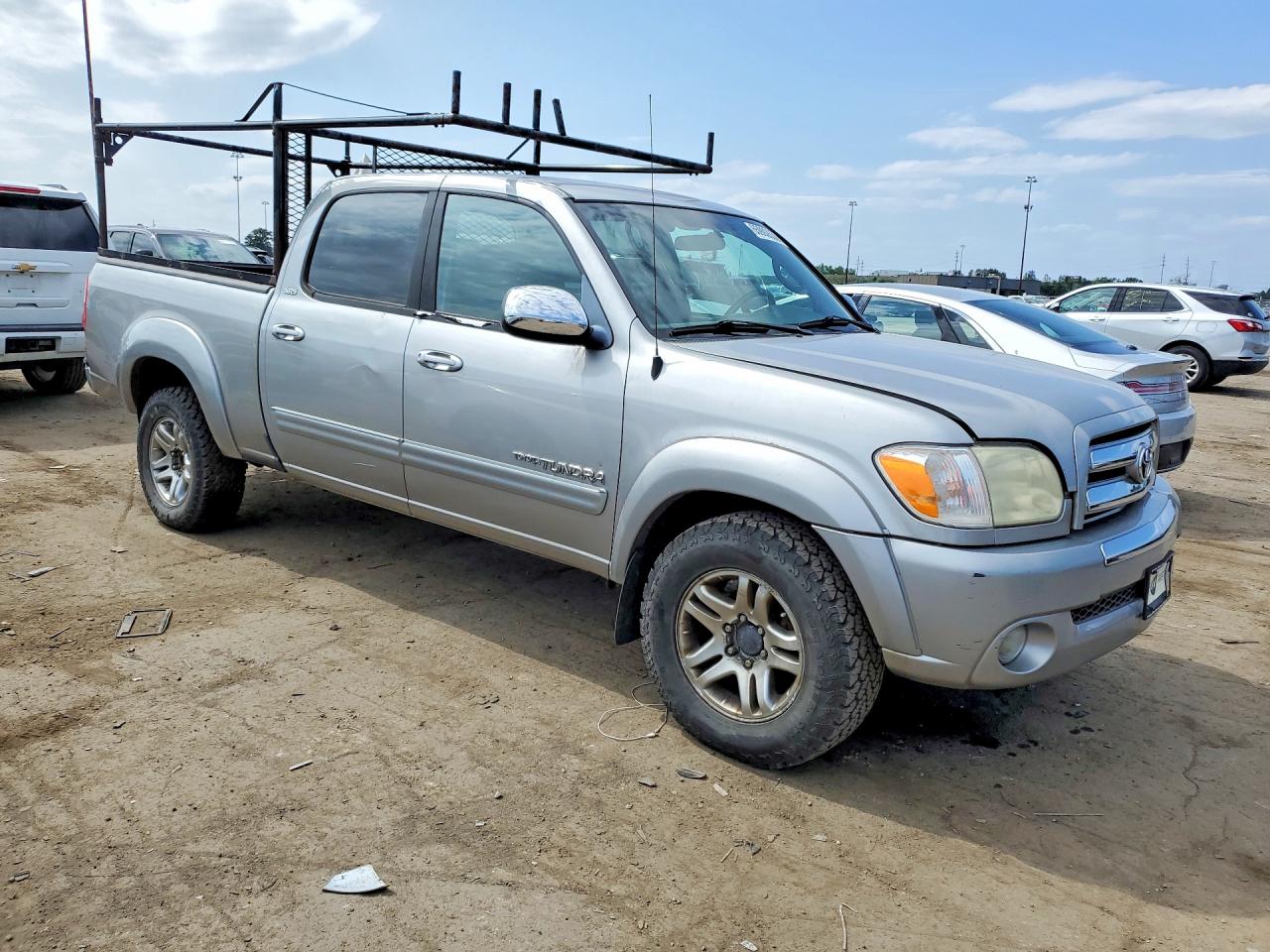 2006 Toyota Tundra Double Cab Sr5 Серебряный vin: 5TBDT44146S506416