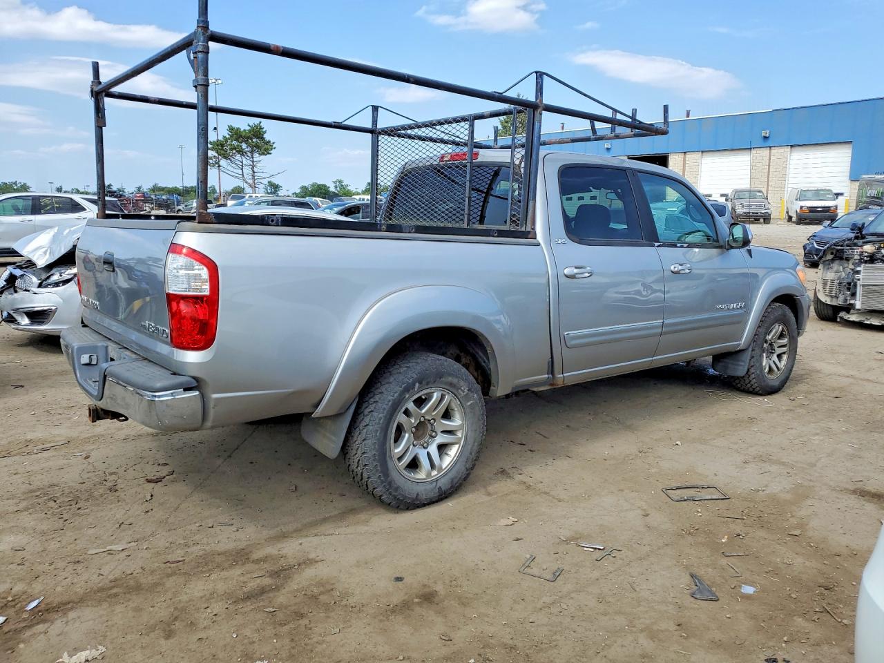 2006 Toyota Tundra Double Cab Sr5 Серебряный vin: 5TBDT44146S506416