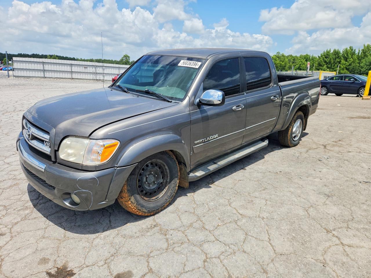 2006 Toyota Tundra Double Cab Sr5 Gray vin: 5TBDT44146S507341