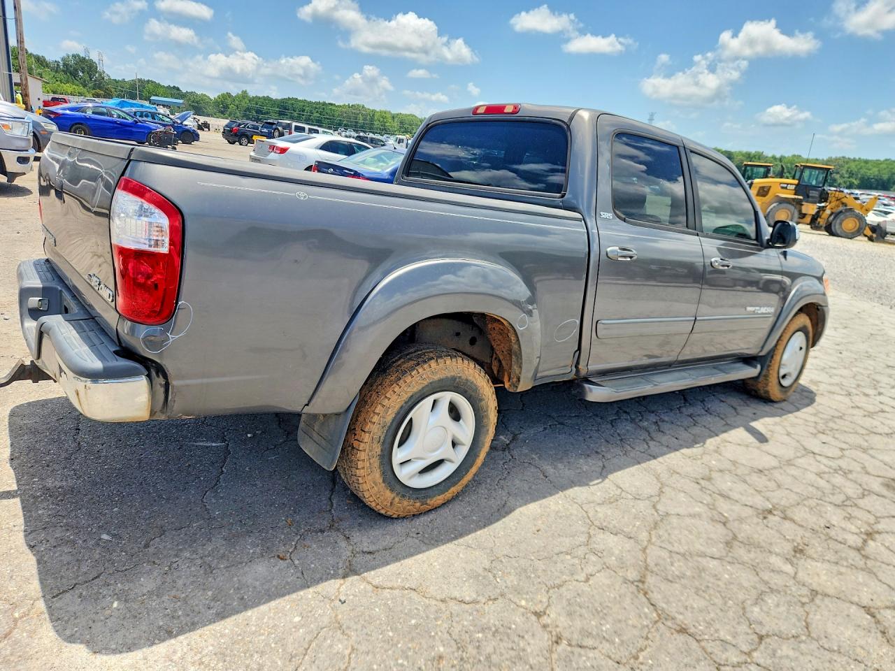 2006 Toyota Tundra Double Cab Sr5 Gray vin: 5TBDT44146S507341