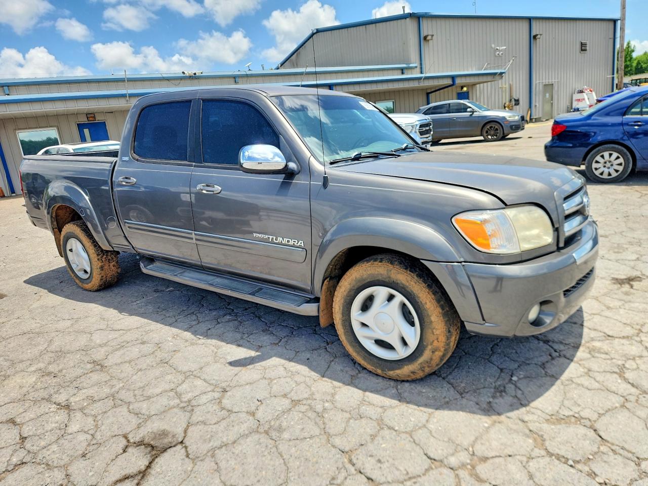 2006 Toyota Tundra Double Cab Sr5 Gray vin: 5TBDT44146S507341