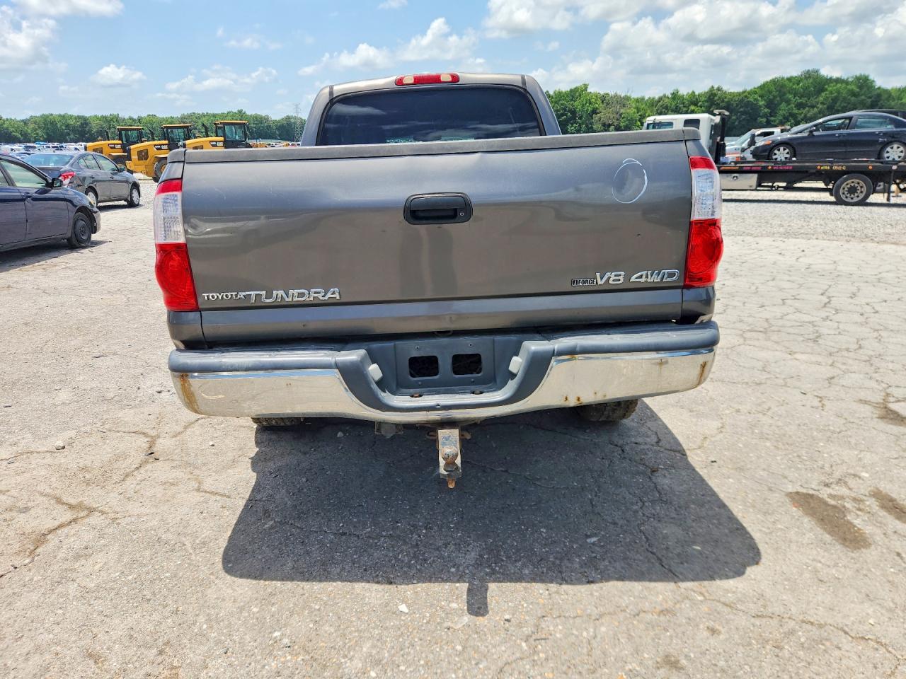 2006 Toyota Tundra Double Cab Sr5 Gray vin: 5TBDT44146S507341
