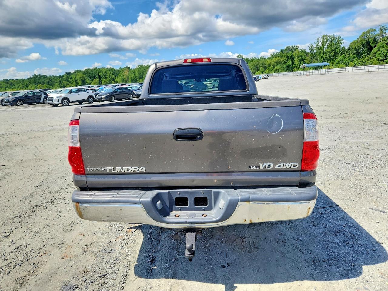 2006 Toyota Tundra Double Cab Sr5 Серый vin: 5TBDT44146S507341