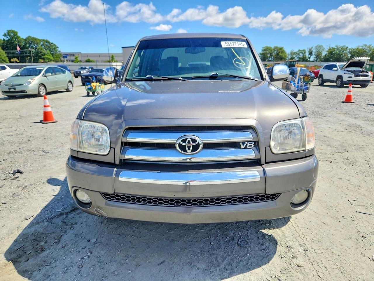 2006 Toyota Tundra Double Cab Sr5 Серый vin: 5TBDT44146S507341