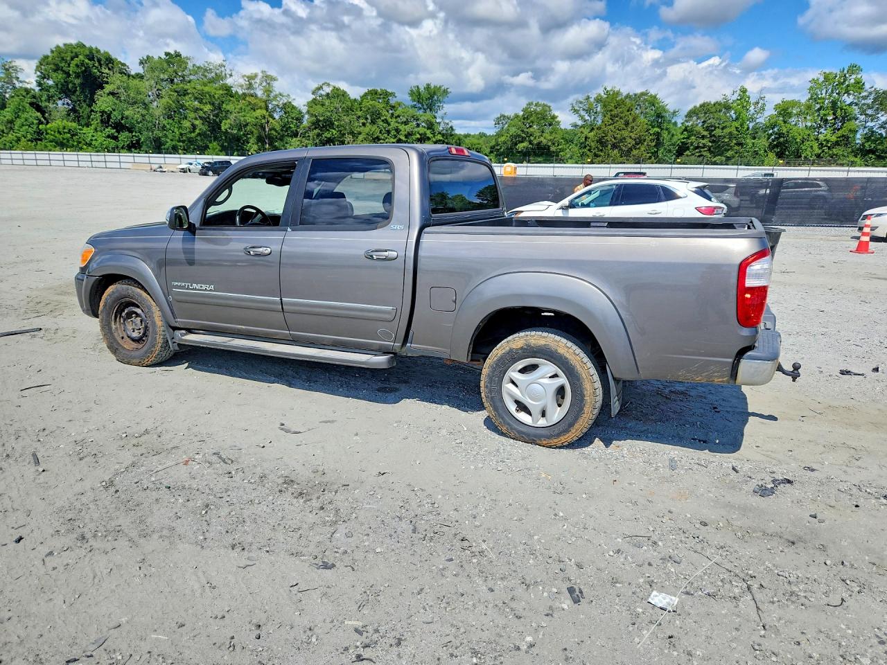 2006 Toyota Tundra Double Cab Sr5 Серый vin: 5TBDT44146S507341