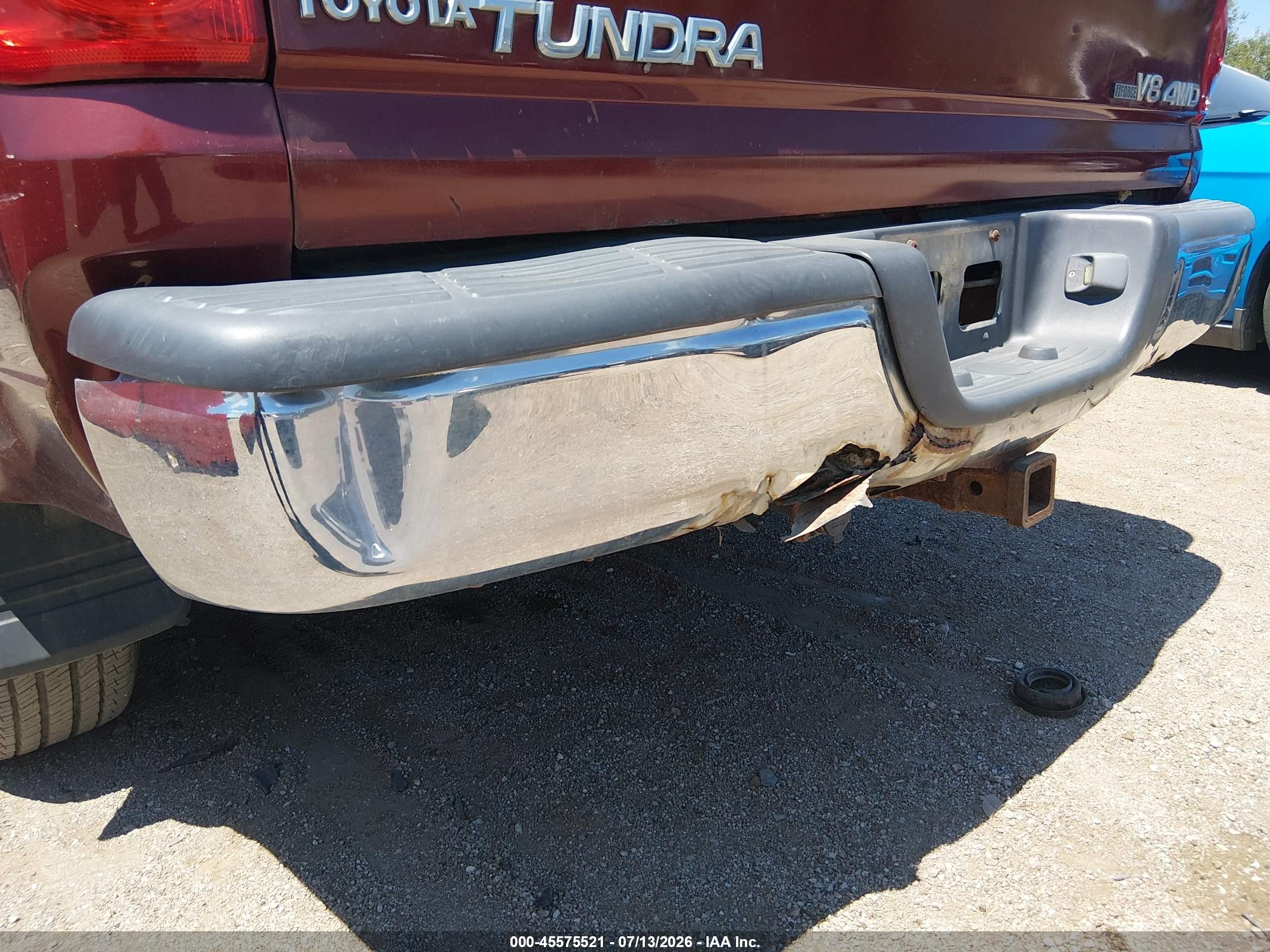 2006 Toyota Tundra Sr5 V8 Red vin: 5TBDT44146S510840
