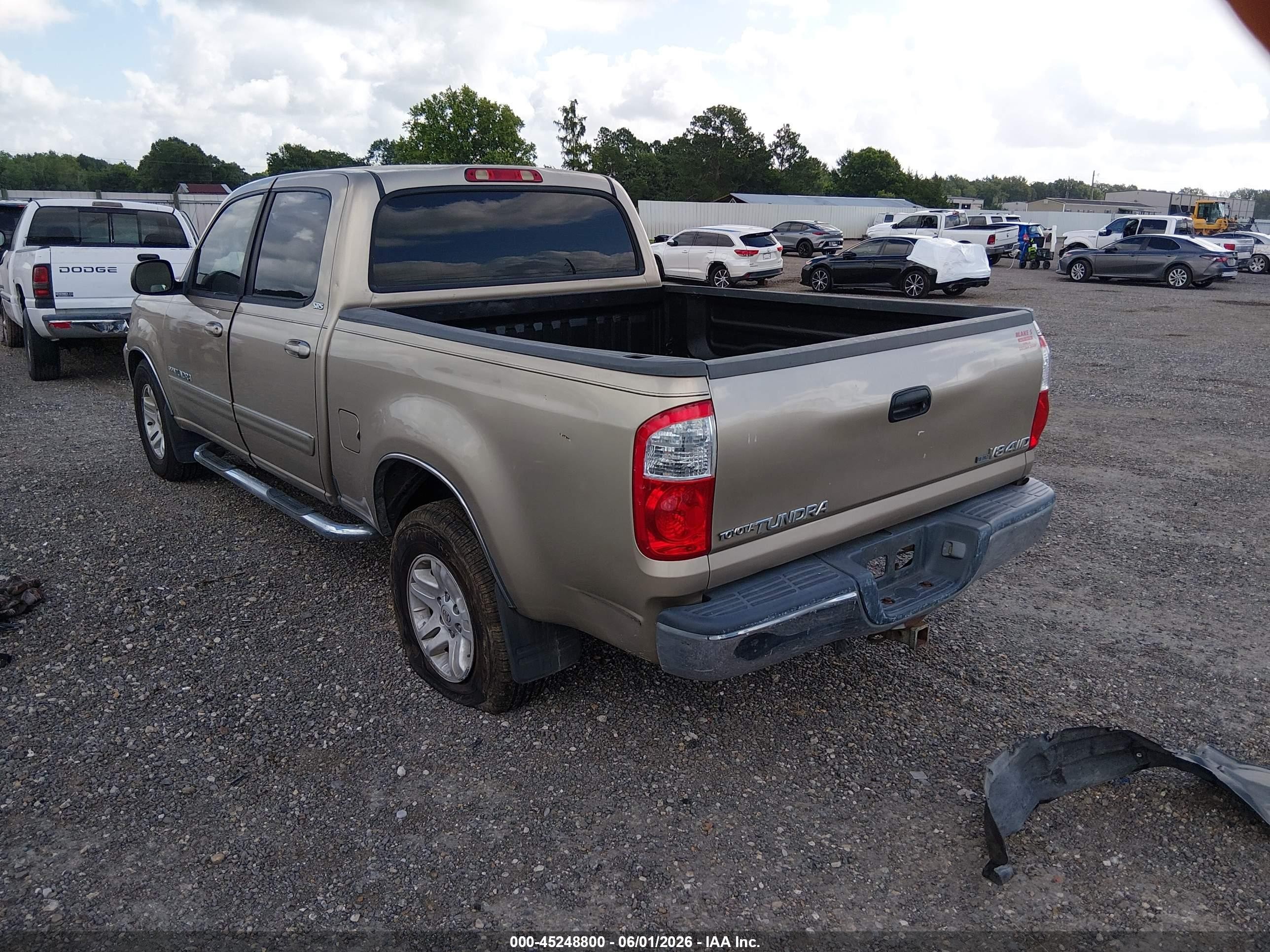 2006 Toyota Tundra Sr5 V8 Бежевый vin: 5TBDT44146S521434