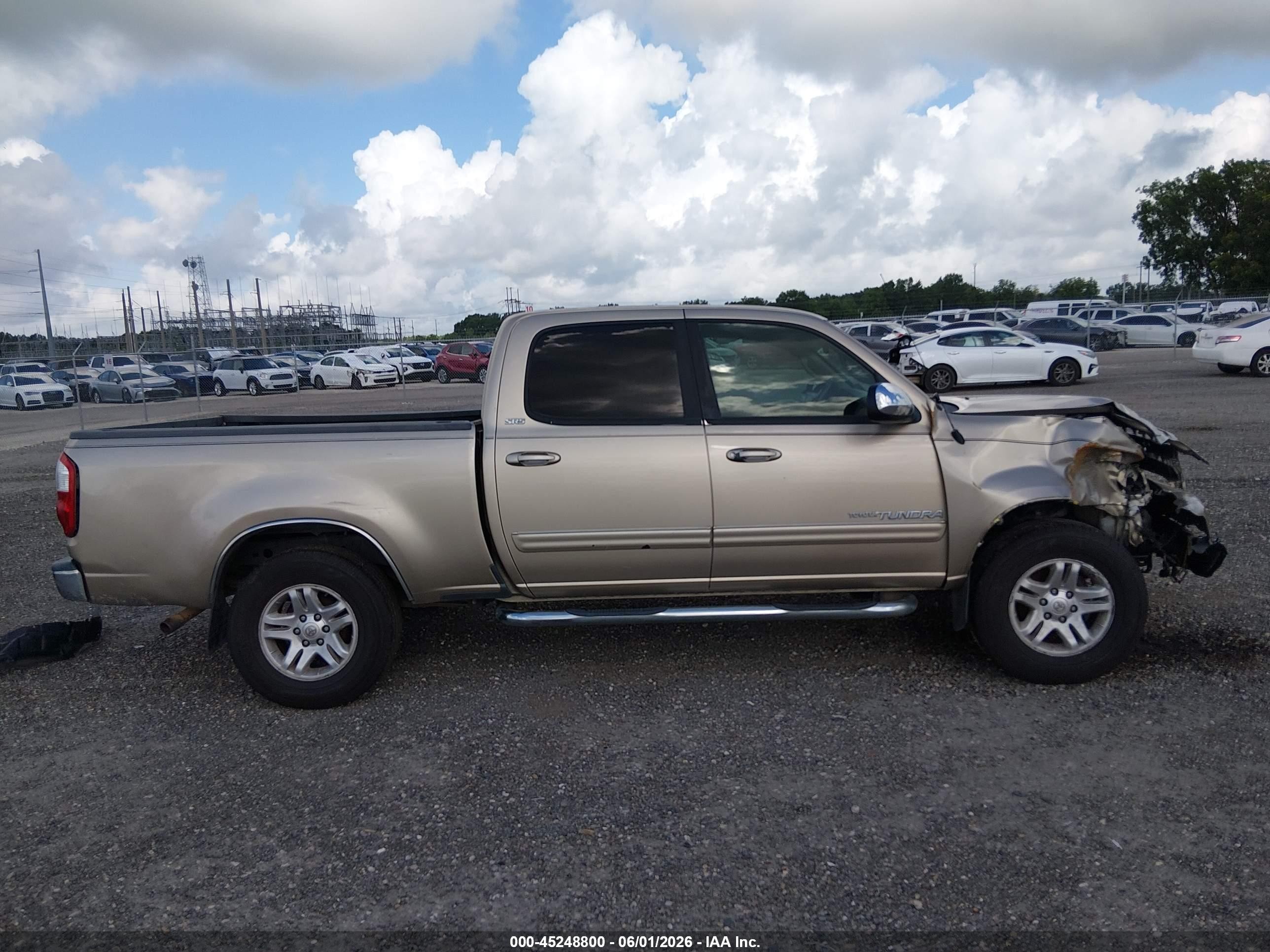 2006 Toyota Tundra Sr5 V8 Бежевый vin: 5TBDT44146S521434