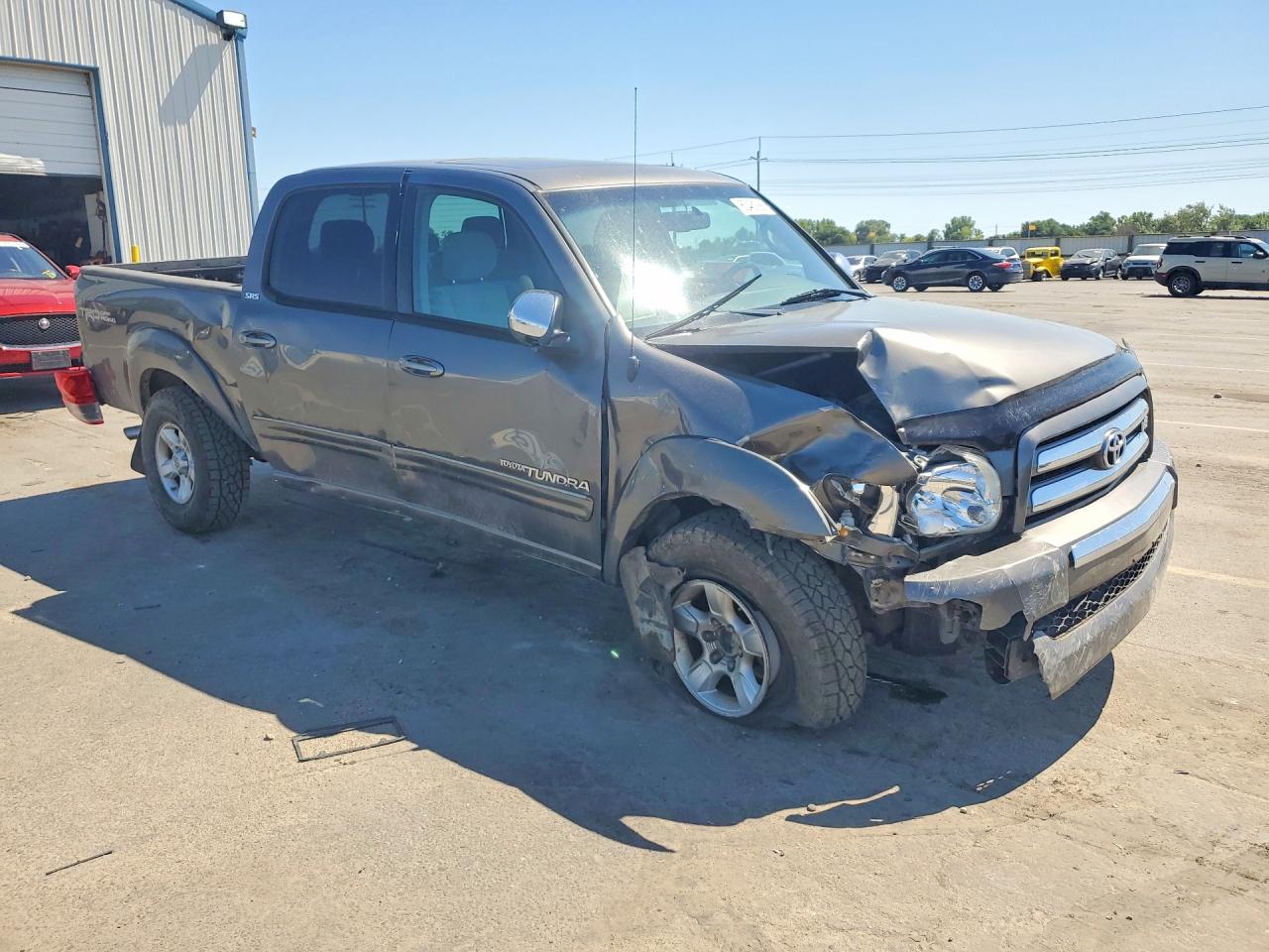 2006 Toyota Tundra Double Cab Sr5 Серый vin: 5TBDT44146S551923