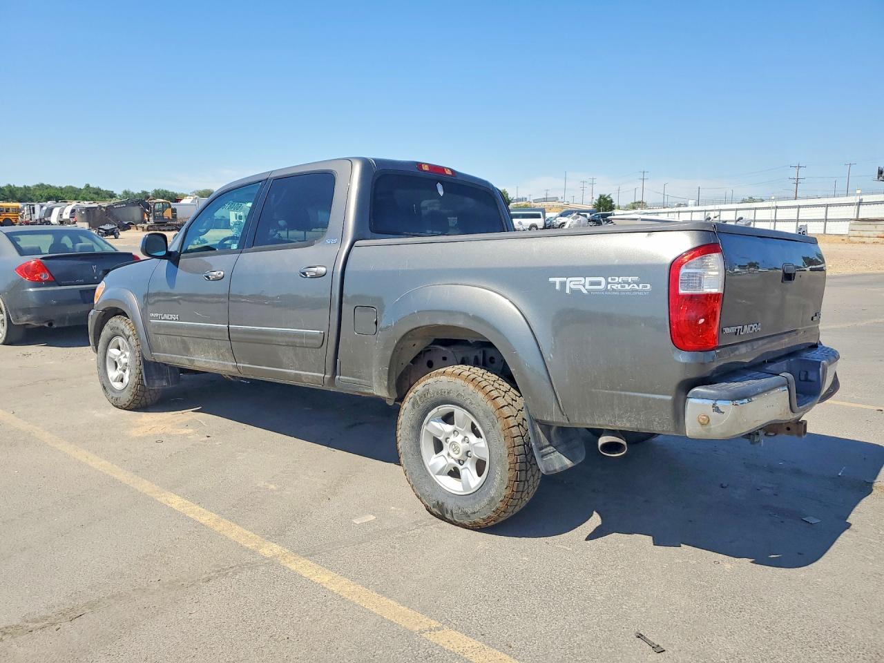 2006 Toyota Tundra Double Cab Sr5 Серый vin: 5TBDT44146S551923