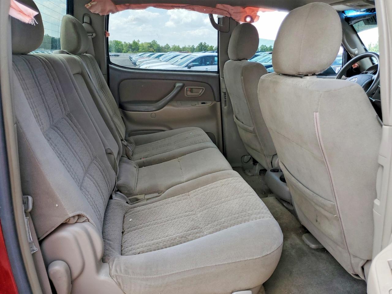 2005 Toyota Tundra Double Cab Sr5 Red vin: 5TBDT44155S468421