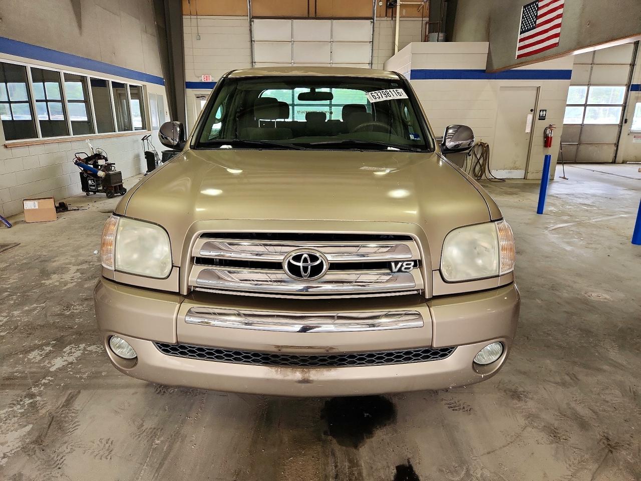 2005 Toyota Tundra Double Cab Sr5 Tan vin: 5TBDT44155S475742