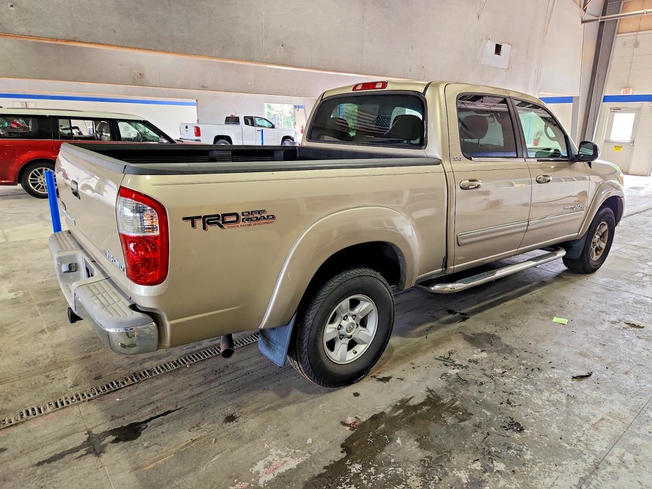 2005 Toyota Tundra Double Cab Sr5 Tan vin: 5TBDT44155S475742