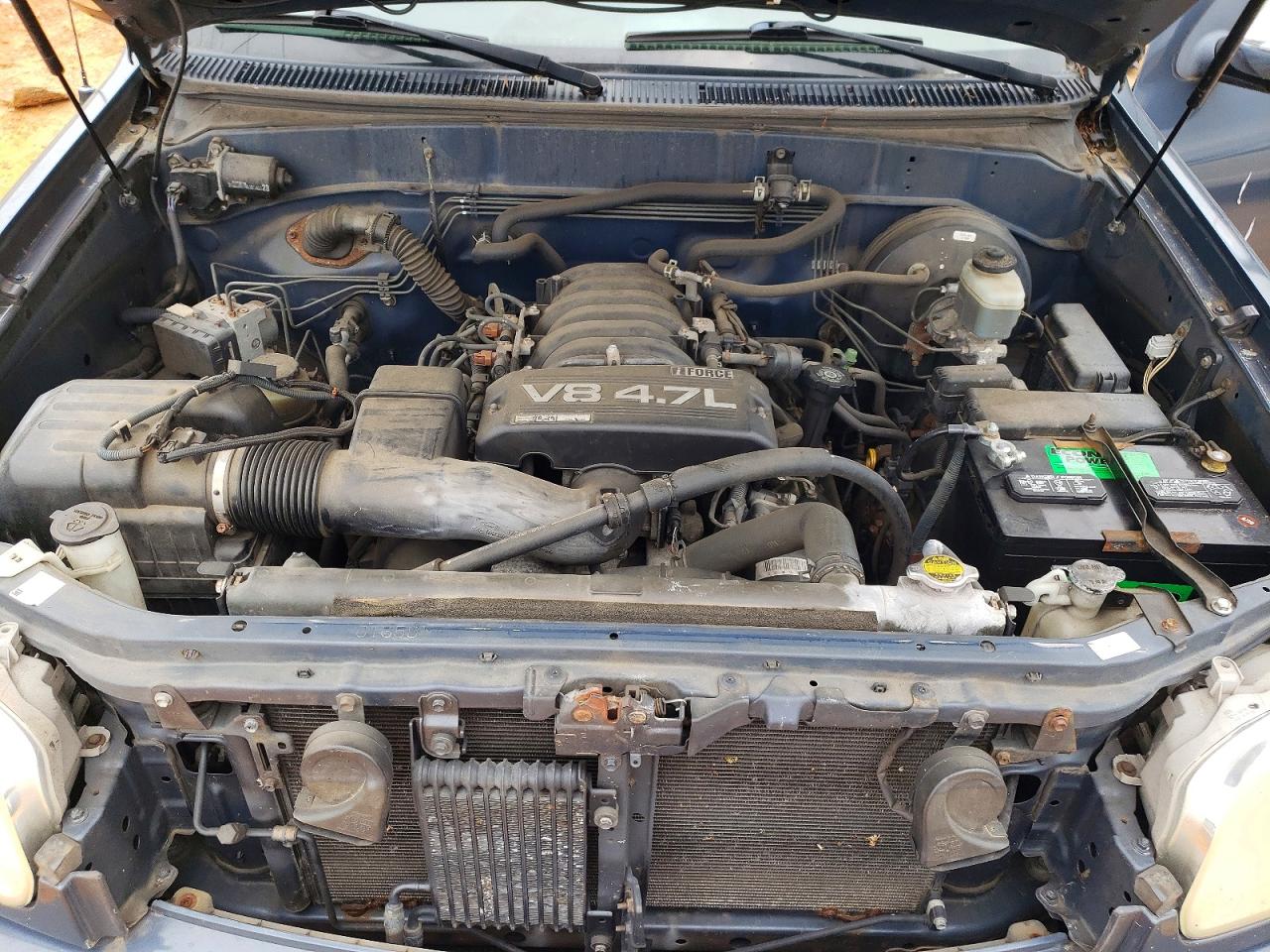 2005 Toyota Tundra Sr5 Серый vin: 5TBDT44155S476759