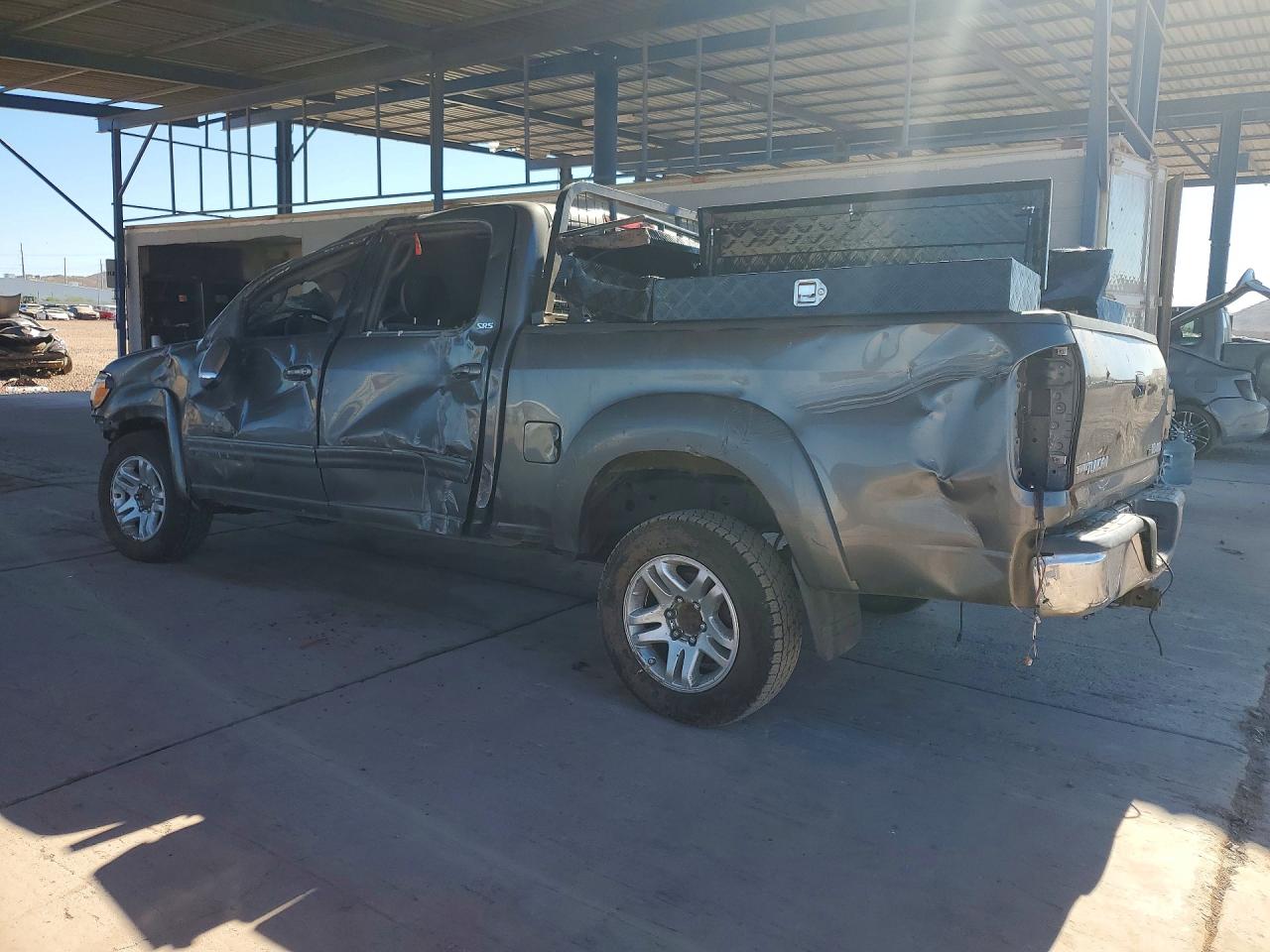 2006 Toyota Tundra Double Cab Sr5 Gray vin: 5TBDT44156S512788