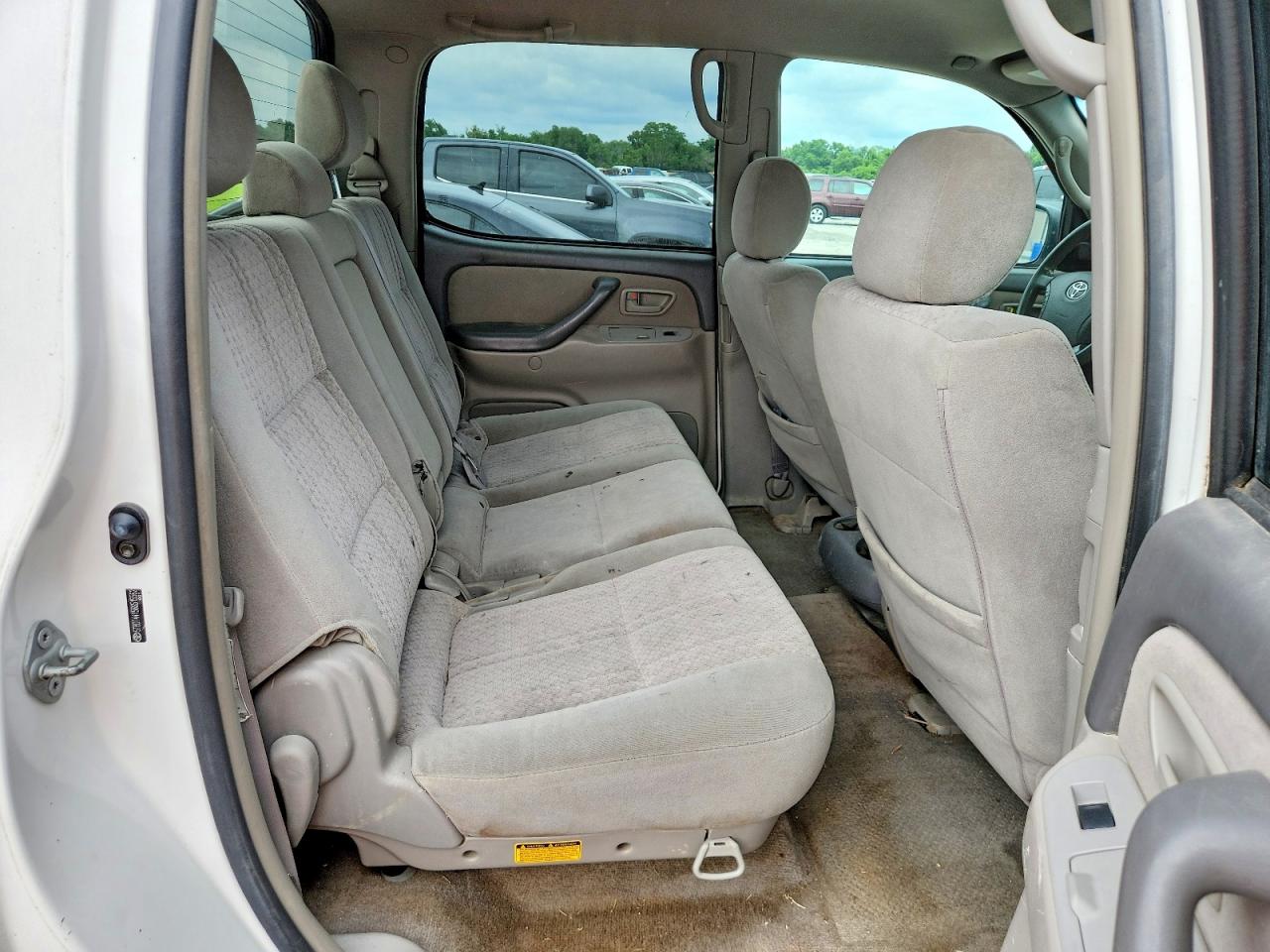 2006 Toyota Tundra Double Cab Sr5 White vin: 5TBDT44156S515562