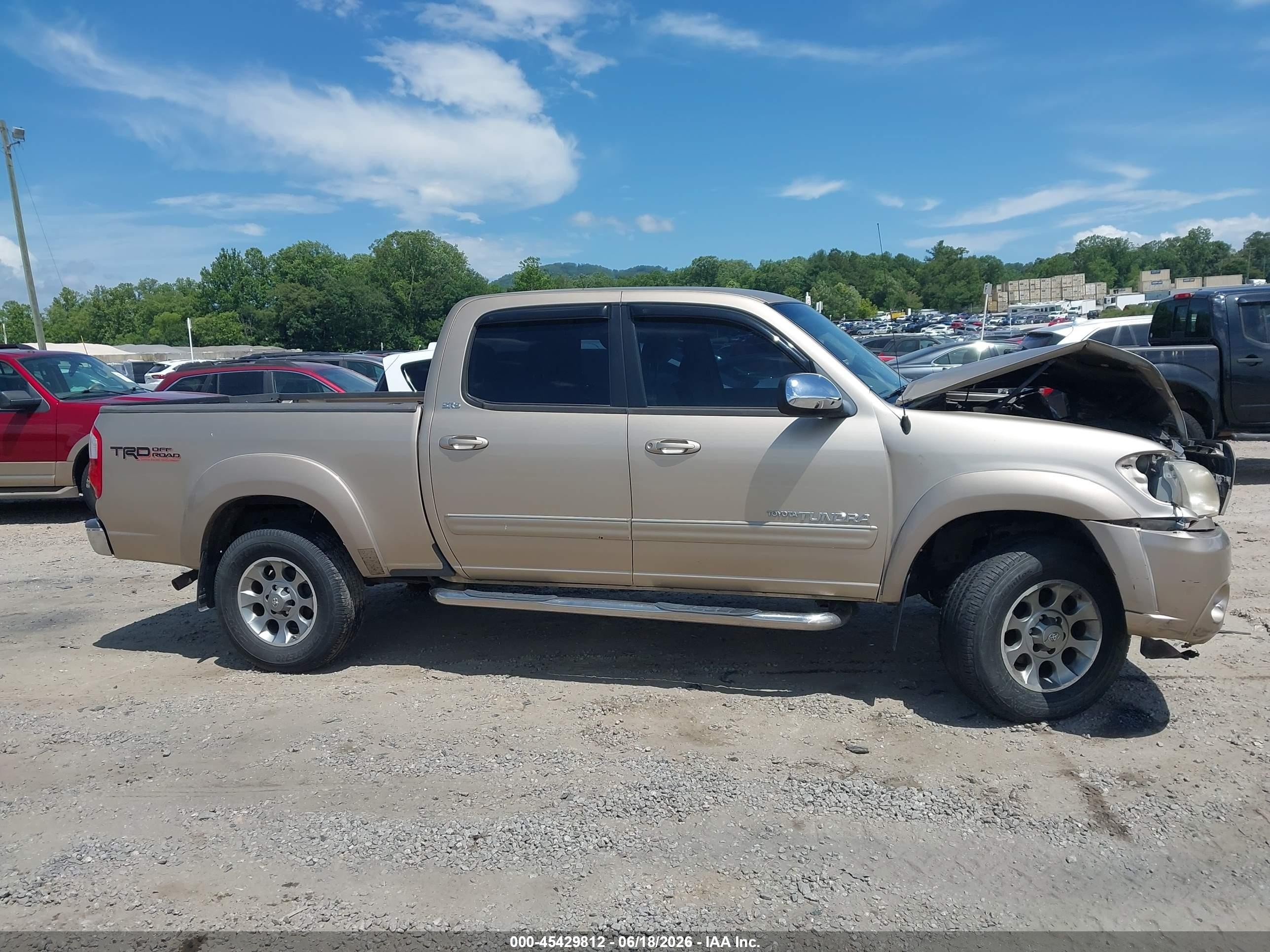 2006 Toyota Tundra Sr5 V8 Tan vin: 5TBDT44156S520681
