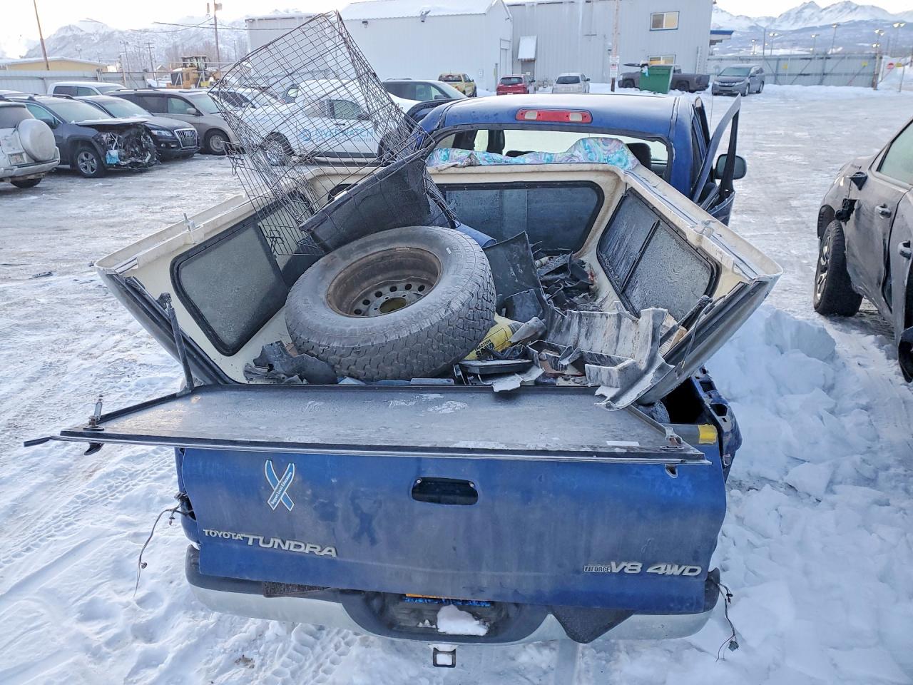 2006 Toyota Tundra Sr5 Blue vin: 5TBDT44156S535472