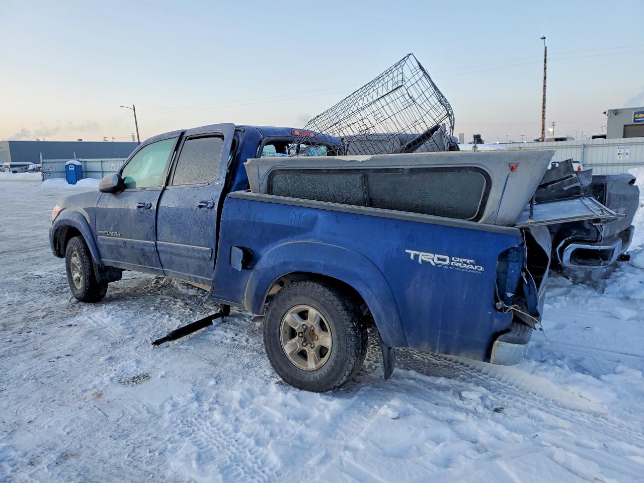 2006 Toyota Tundra Sr5 Blue vin: 5TBDT44156S535472
