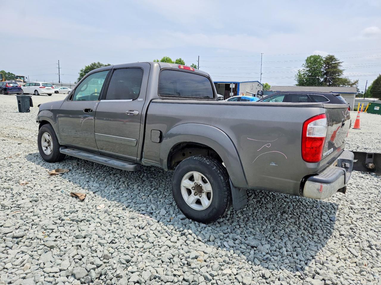 2004 Toyota Tundra Double Cab Sr5 Gray vin: 5TBDT44164S445339
