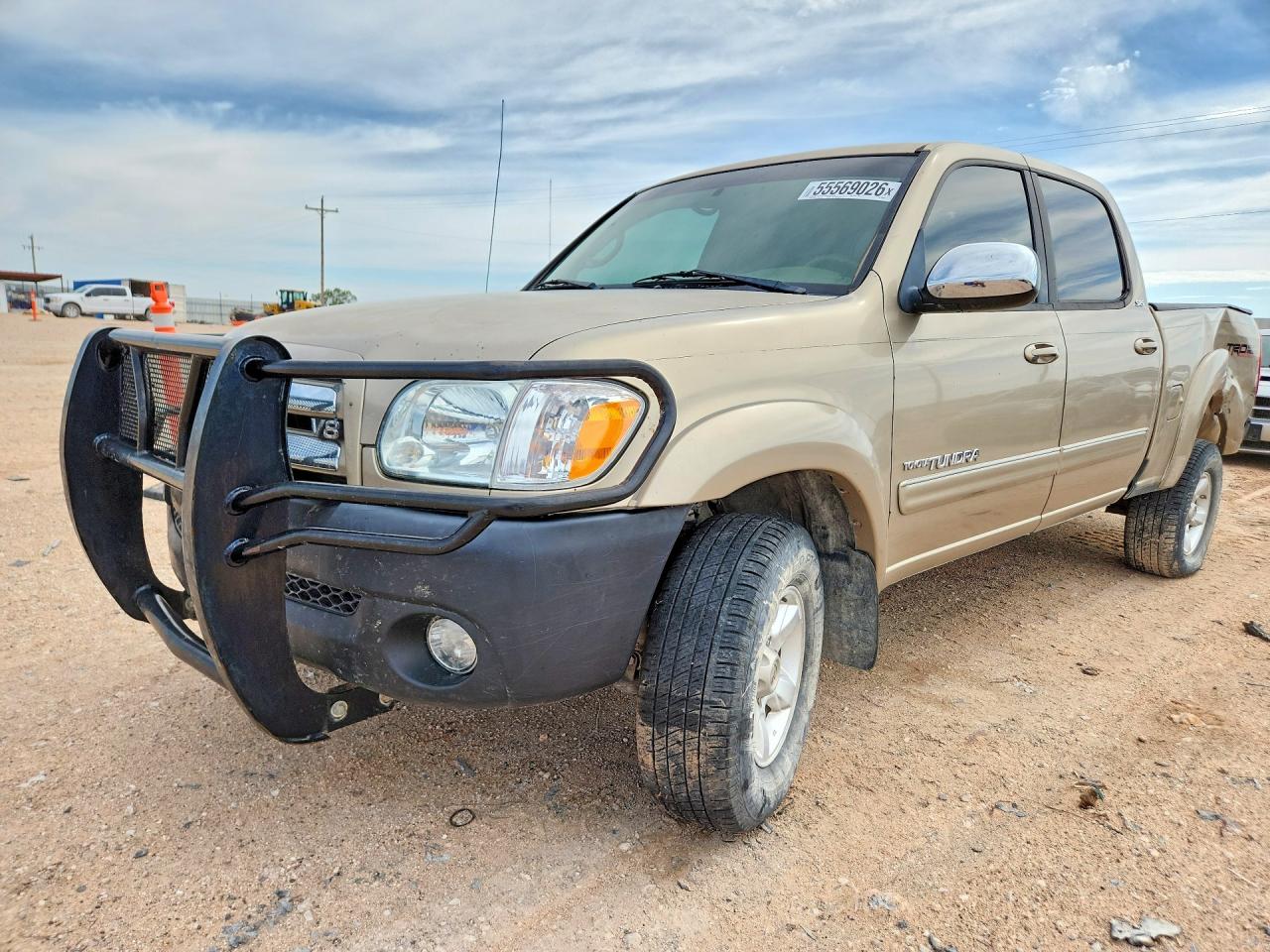 2005 Toyota Tundra Double Cab Sr5 Tan vin: 5TBDT44165S495191