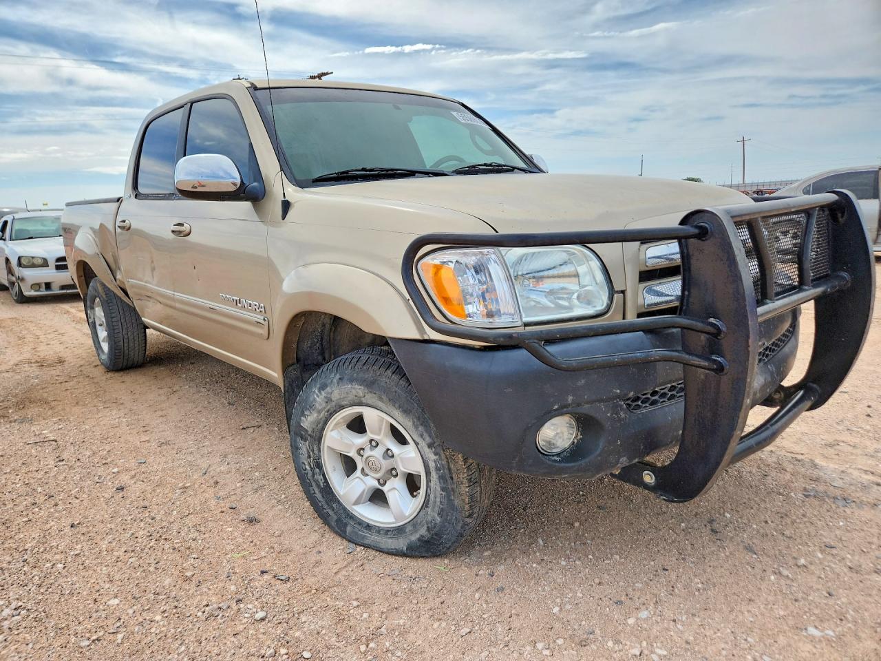 2005 Toyota Tundra Double Cab Sr5 Tan vin: 5TBDT44165S495191