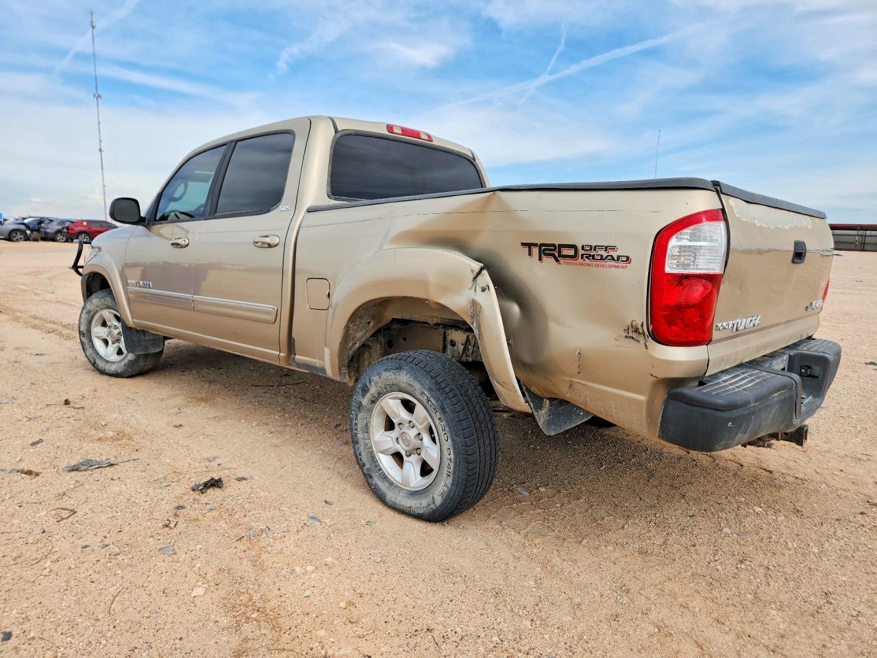 2005 Toyota Tundra Double Cab Sr5 Tan vin: 5TBDT44165S495191