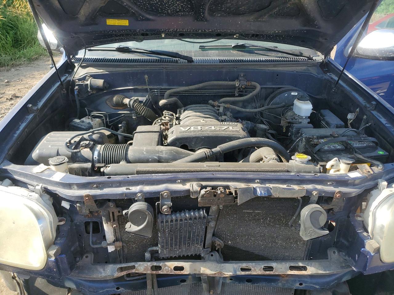 2006 Toyota Tundra Double Cab Sr5 Blue vin: 5TBDT44166S503856