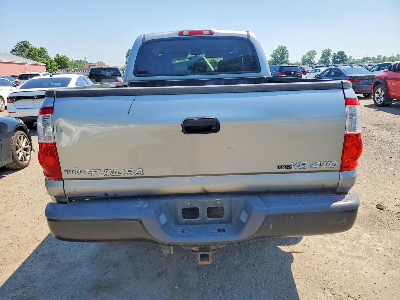 2006 Toyota Tundra Double Cab Sr5 Silver vin: 5TBDT44166S506935
