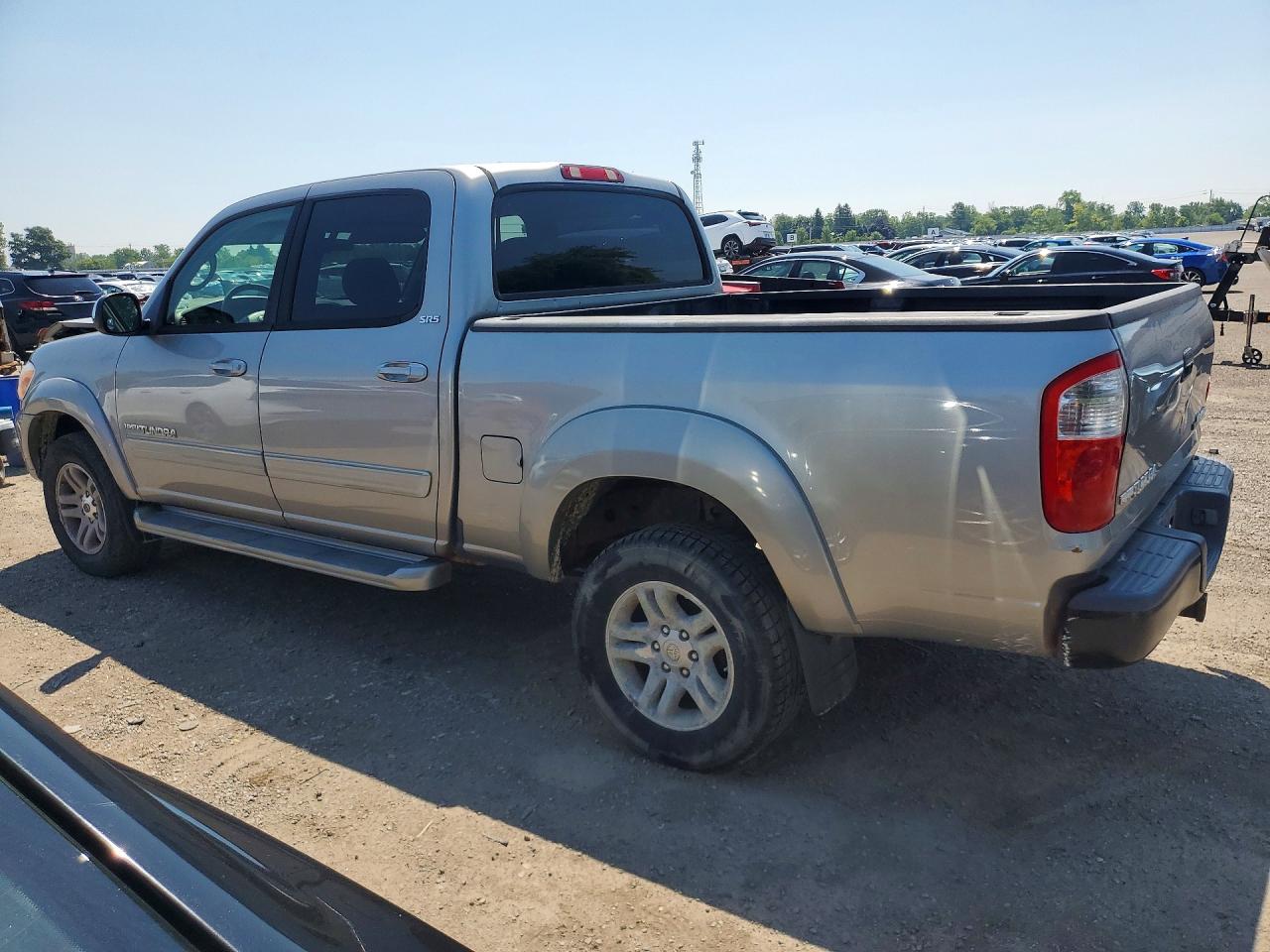 2006 Toyota Tundra Double Cab Sr5 Silver vin: 5TBDT44166S506935
