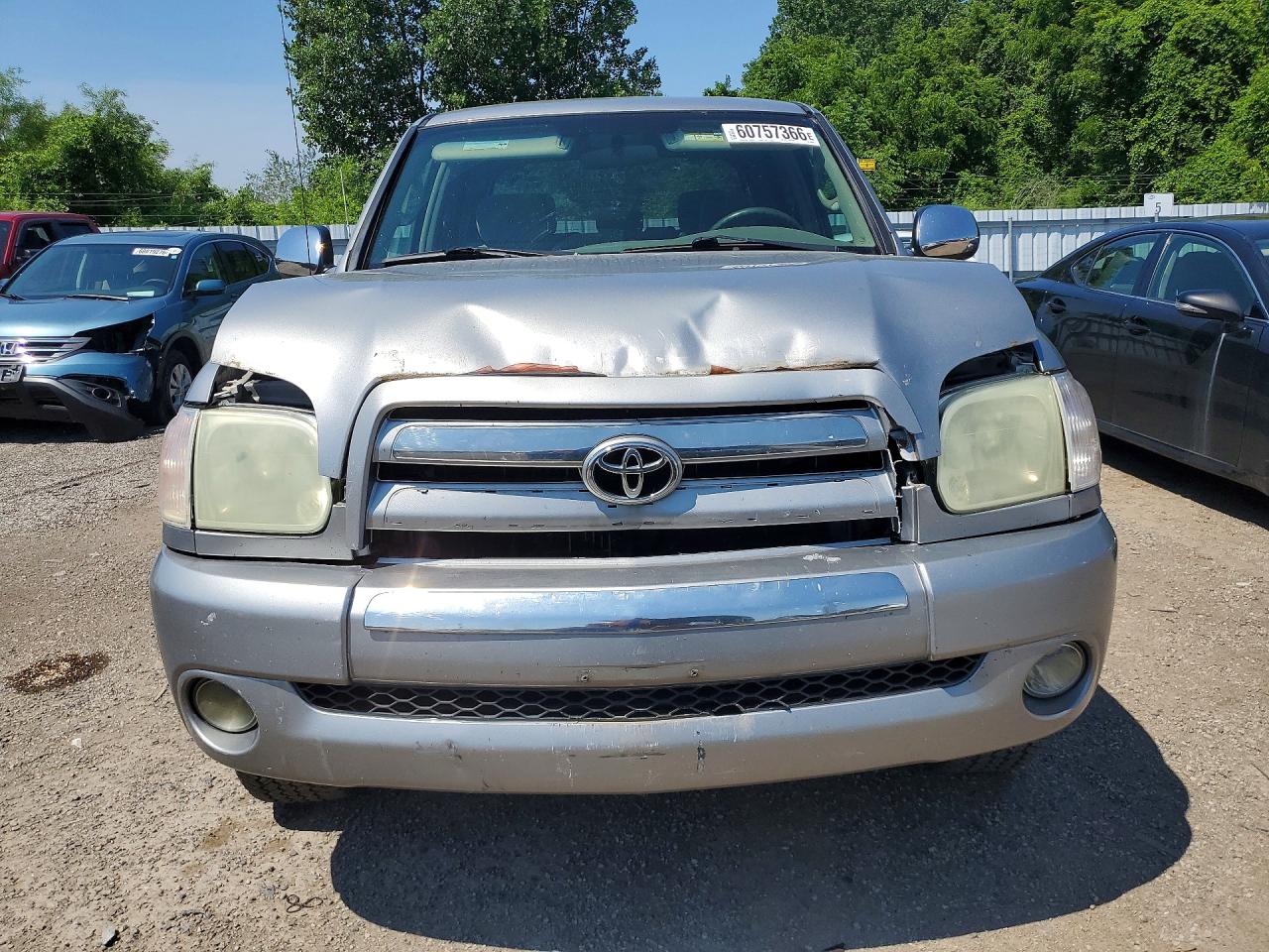 2006 Toyota Tundra Double Cab Sr5 Silver vin: 5TBDT44166S506935