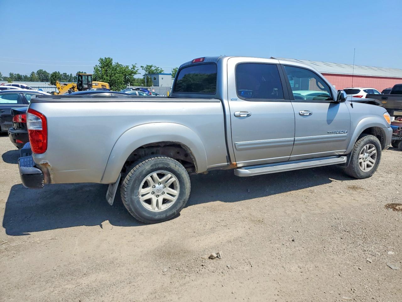 2006 Toyota Tundra Double Cab Sr5 Silver vin: 5TBDT44166S506935