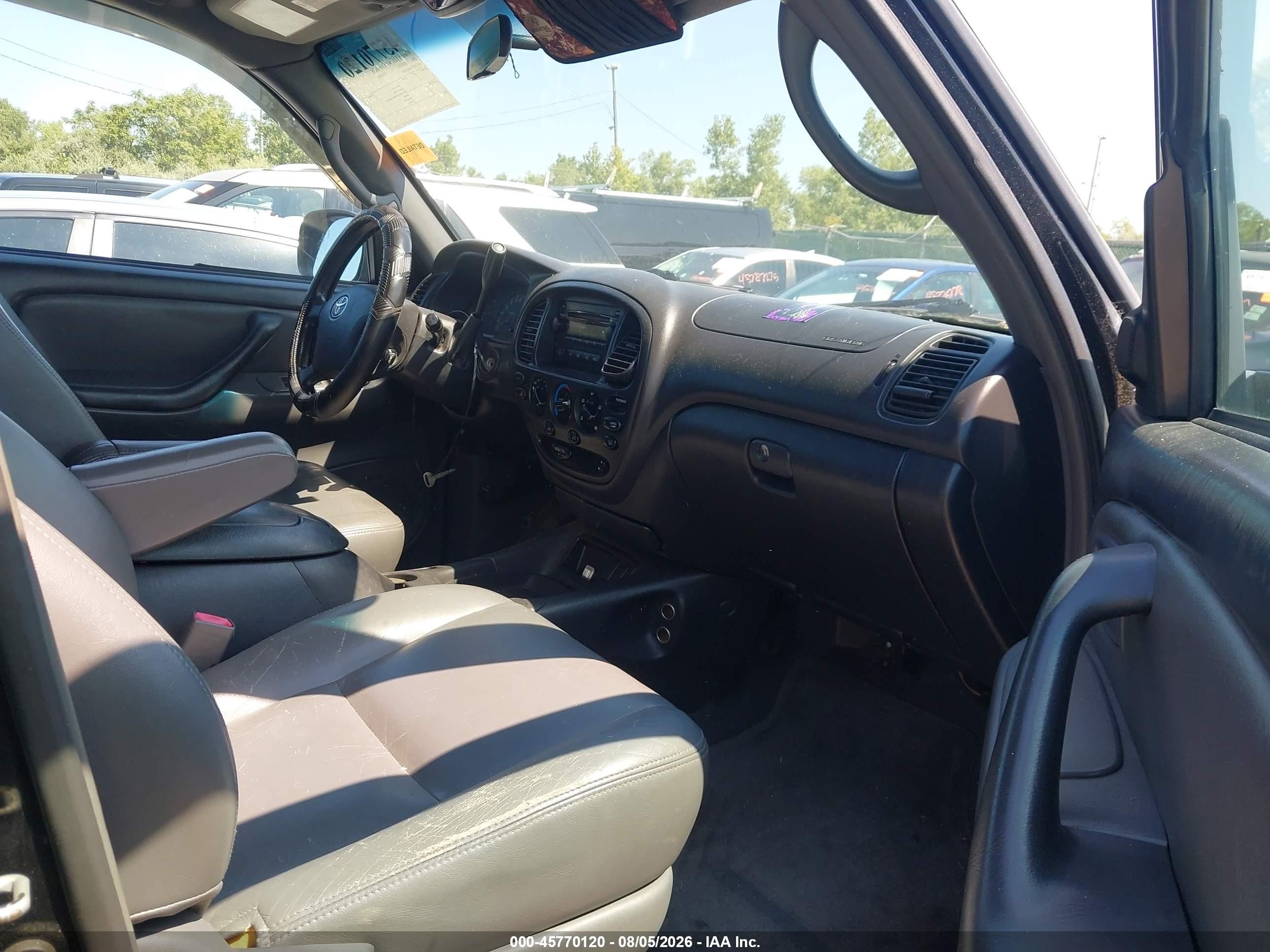 2006 Toyota Tundra Sr5 V8 Black vin: 5TBDT44166S533360