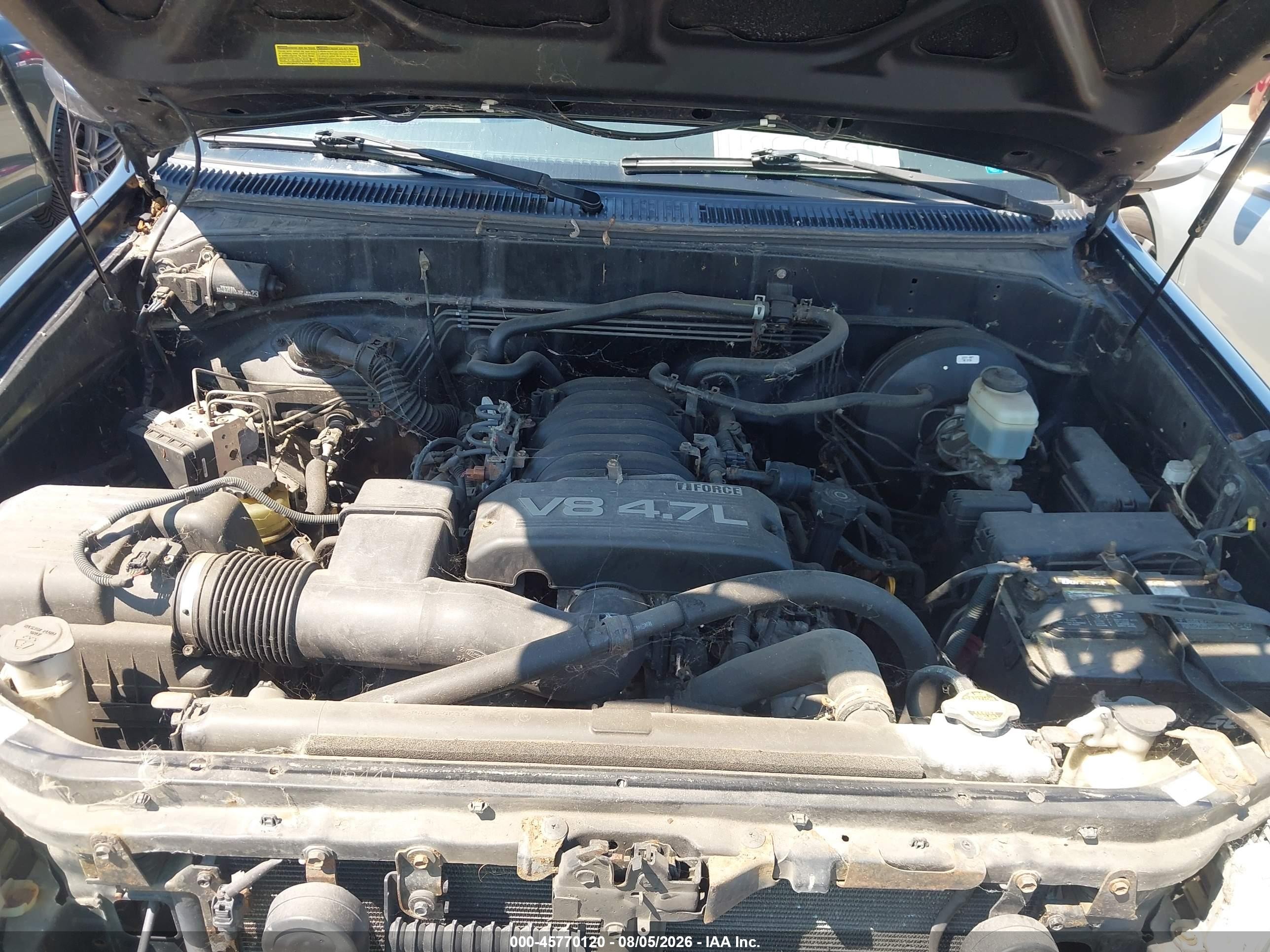 2006 Toyota Tundra Sr5 V8 Black vin: 5TBDT44166S533360