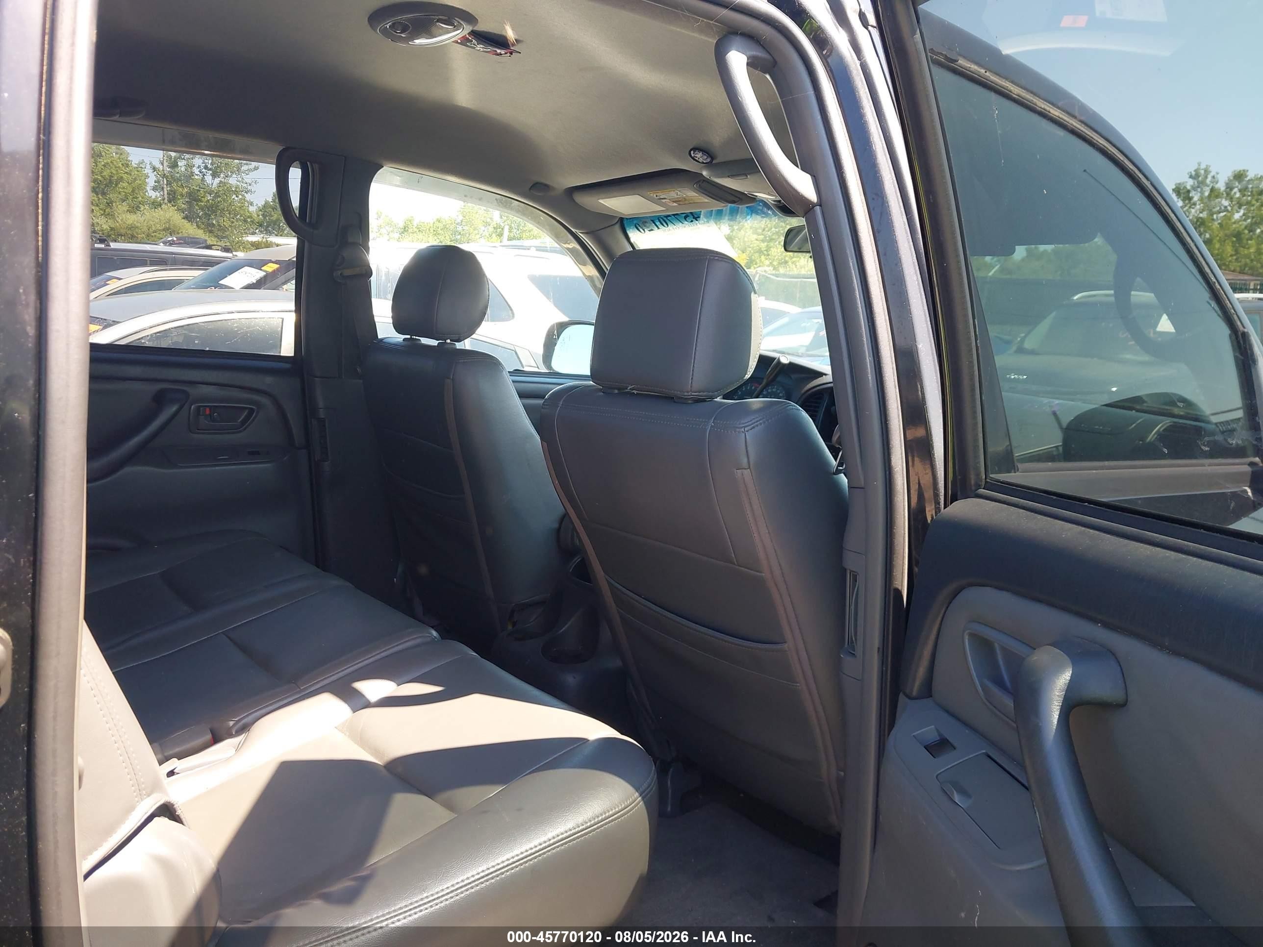 2006 Toyota Tundra Sr5 V8 Black vin: 5TBDT44166S533360