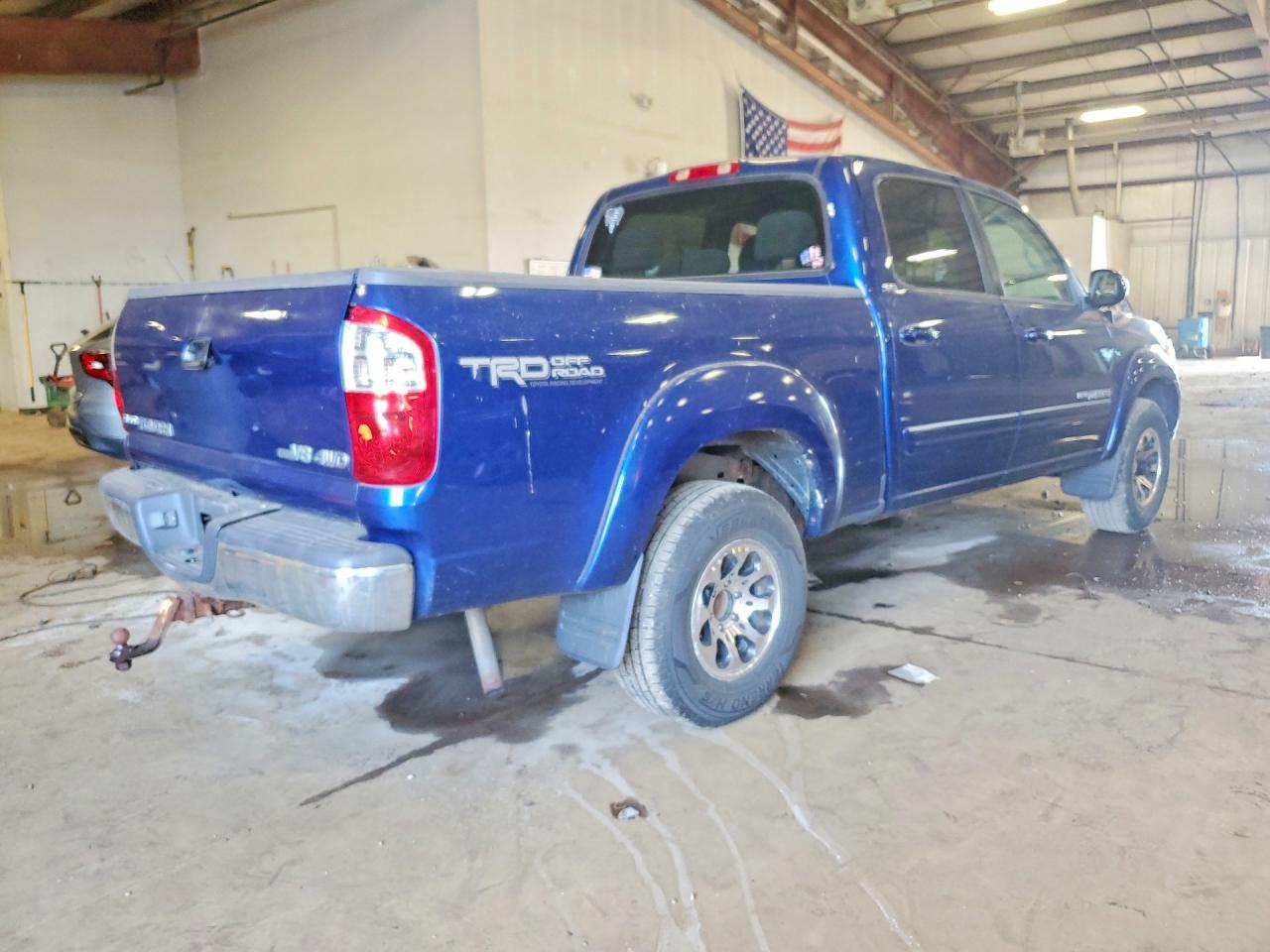 2006 Toyota Tundra Double Cab Sr5 Синий vin: 5TBDT44166S541765